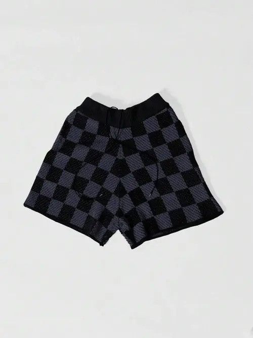 Japanese Brand × Vintage Crochet Knit Drop Shorts Vintage Size US 32 / EU 48 - 3 Thumbnail