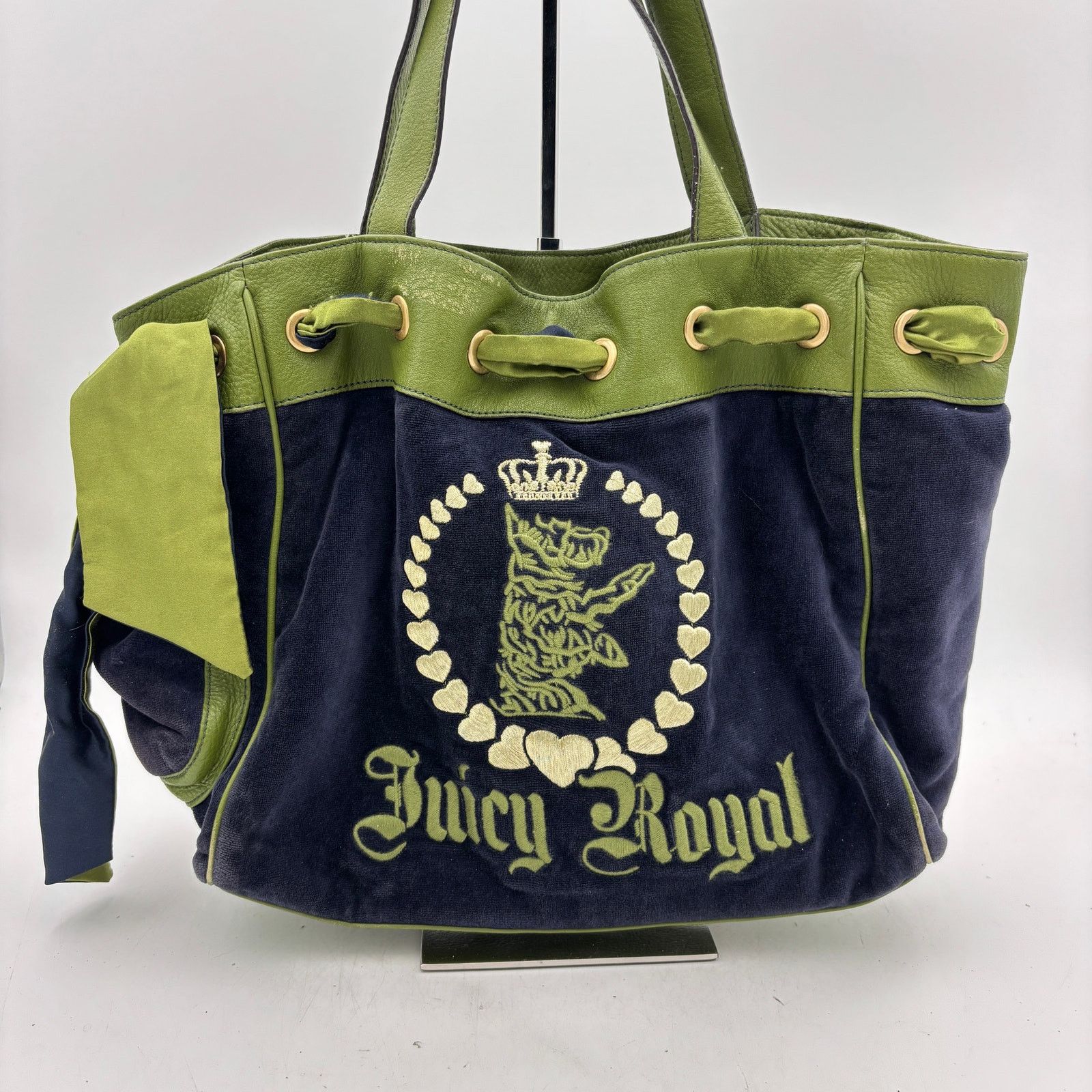 Juicy Couture × Vintage VTG Juicy Couture Daydreamer Shoulder Bag Purse Y2K Velour Size ONE SIZE - 2 Thumbnail