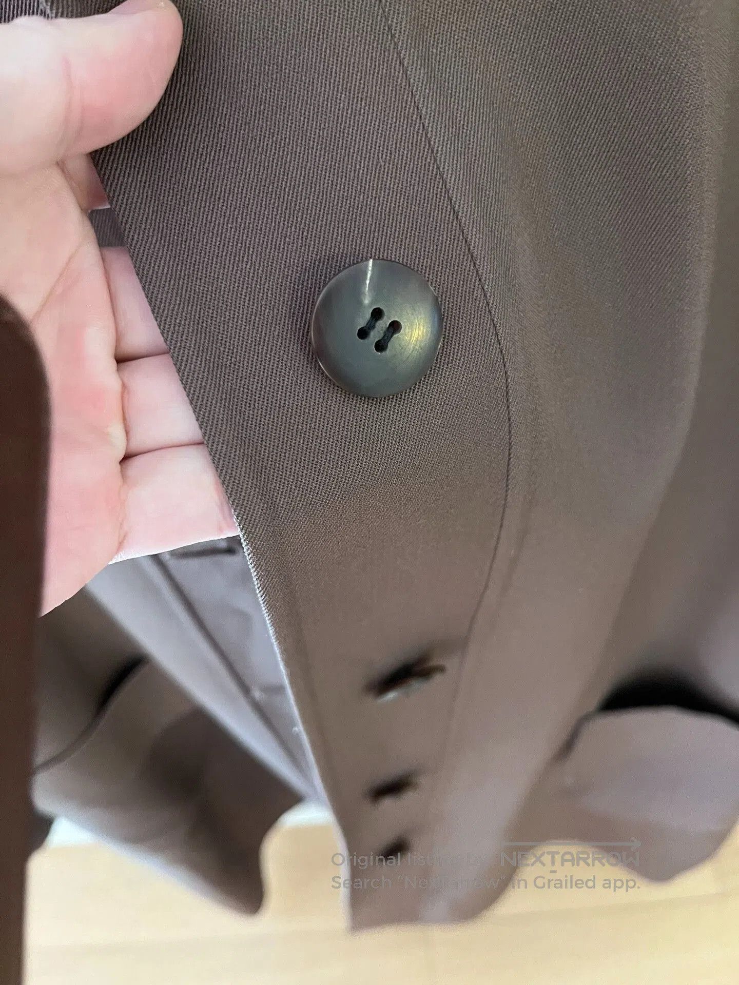Issey Miyake Issey Miyake 90s Brown Trenchcoat. Size US M / EU 48-50 / 2 - 8 Thumbnail