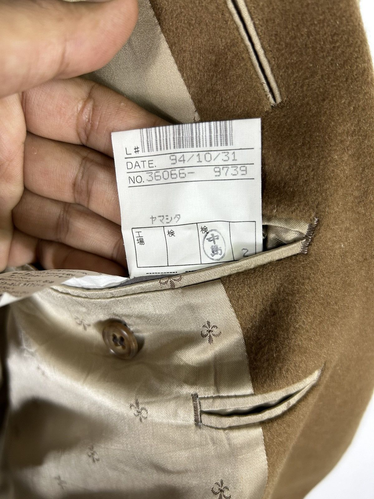 Autumn Cashmere × Vintage 🔥Liberomann Cashmere Taylor Made Button LV Double Breast Size US L / EU 52-54 / 3 - 13 Thumbnail