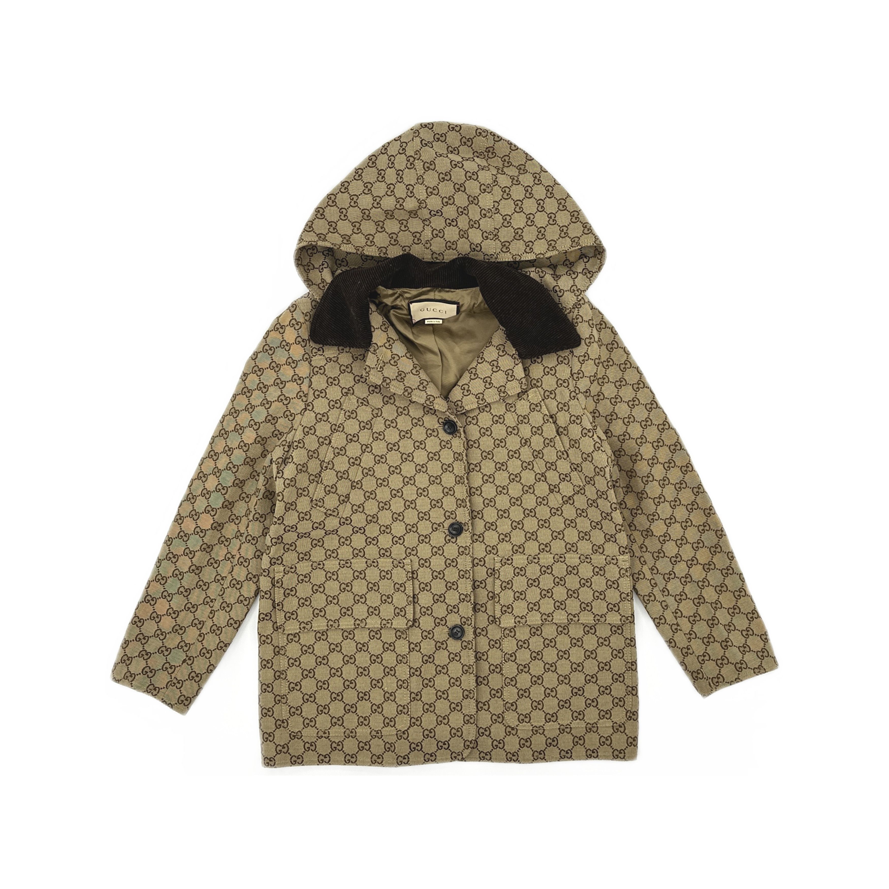 Gucci Gucci Monogram Hooded Jacket Size 38 Size XS / US 0-2 / IT 36-38 - 1 Thumbnail