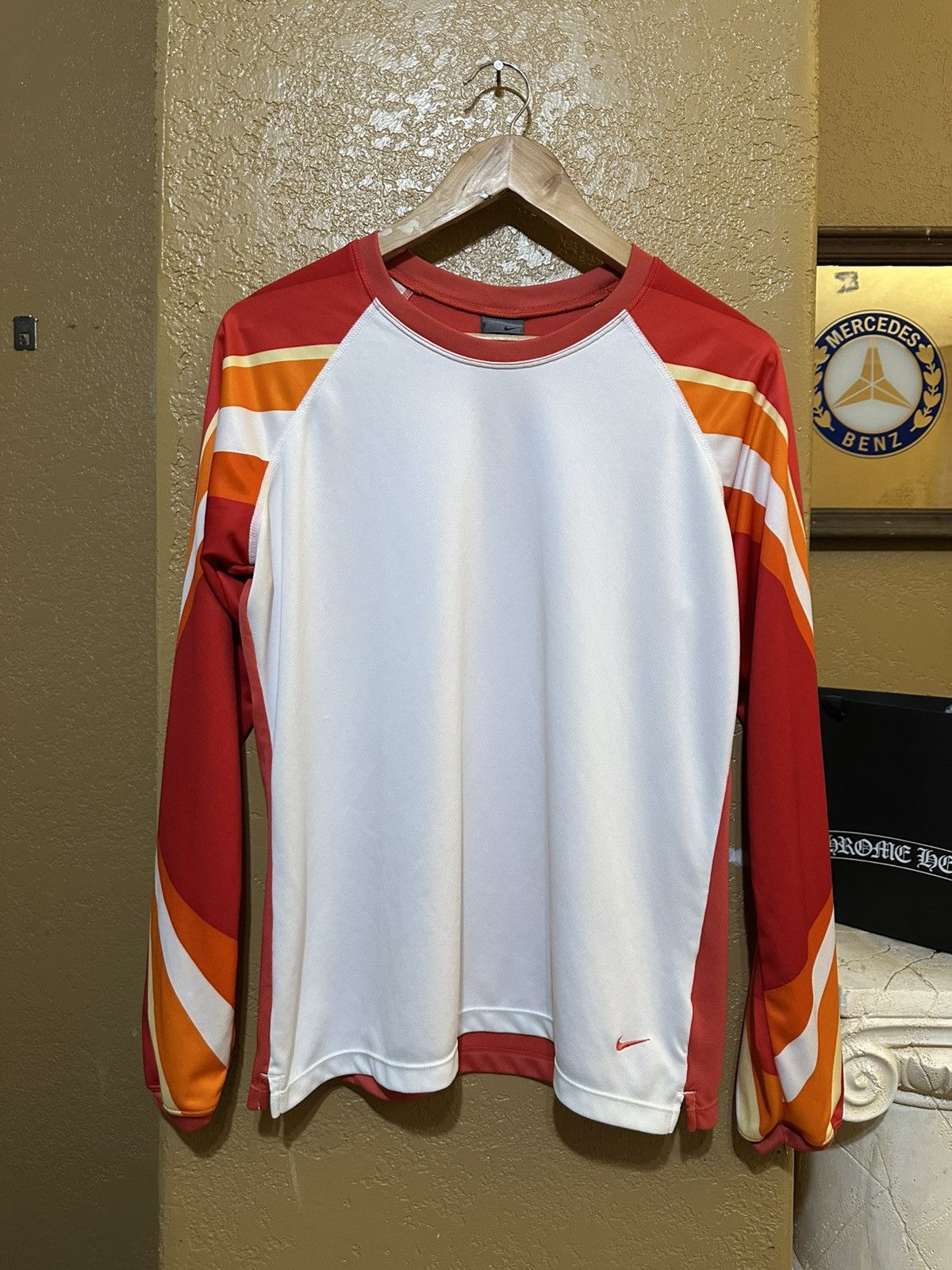 Nike × Vintage Vintage Nike Long Sleeve Shirt Y2K Dri Fit Size US S / EU 44-46 / 1 - 2 Thumbnail
