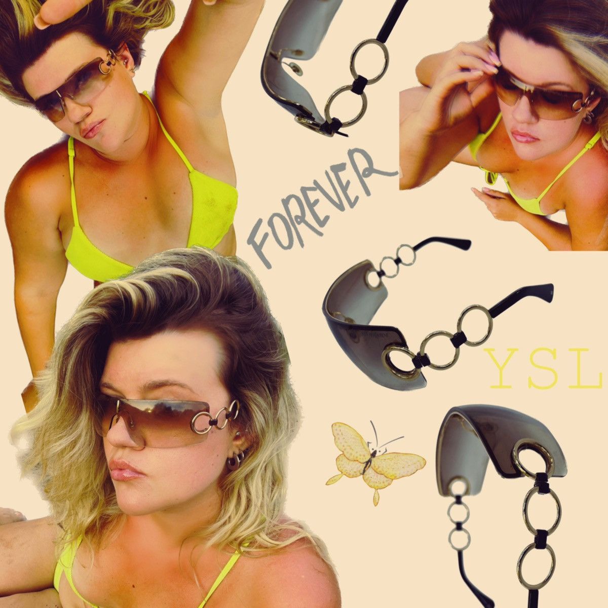 Yves Saint Laurent Yves Saint Laurent vintage sunglasses YSL 6114S Size ONE SIZE - 1 Thumbnail
