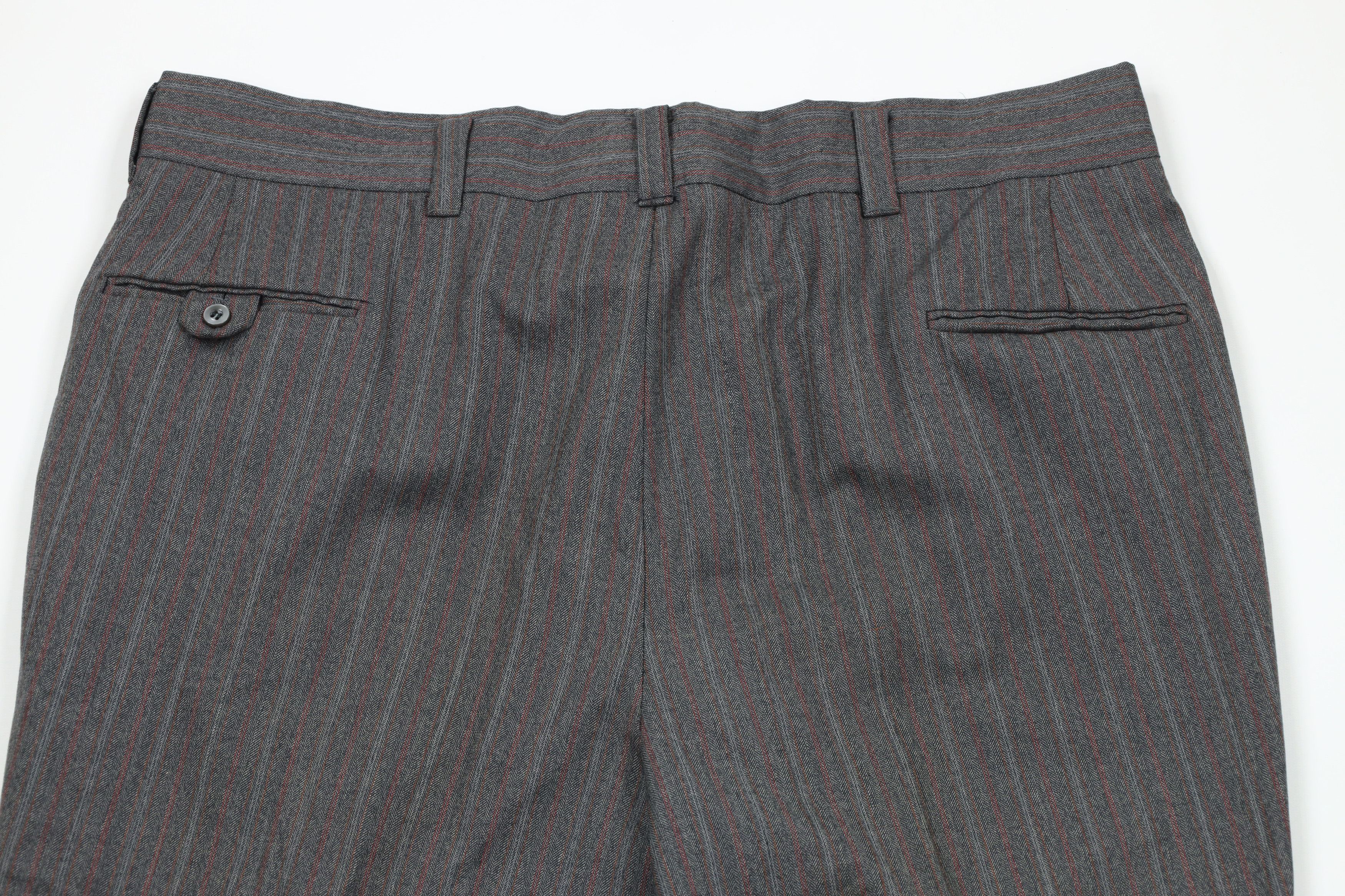 Vintage Vintage 70s Streetwear Wool Striped Bell Bottoms Pants USA Size US 40 / EU 56 - 12 Thumbnail