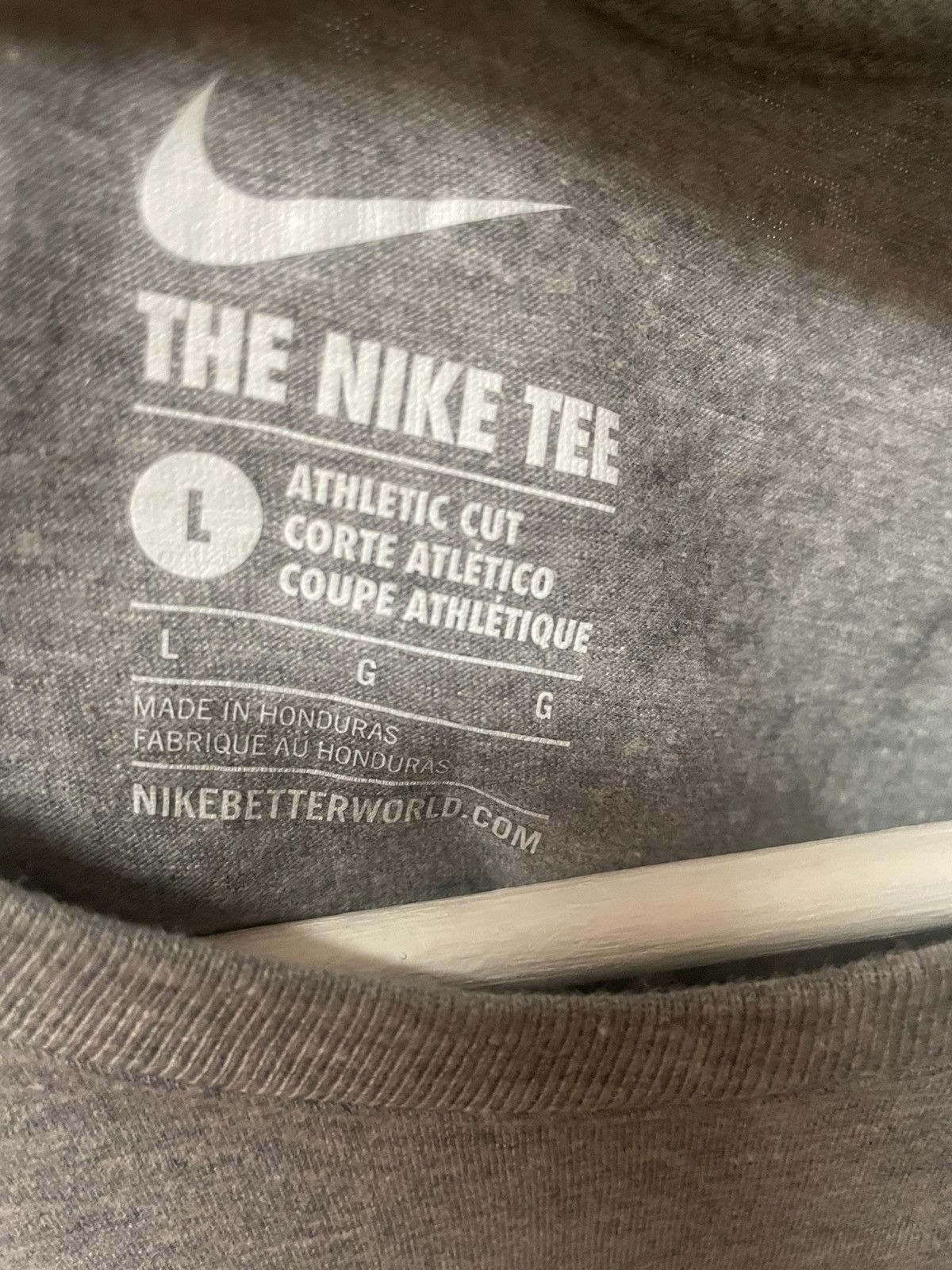 Nike × Off-White Nike x Off White “Presto” Heather Grey Tee Size US L / EU 52-54 / 3 - 8 Thumbnail
