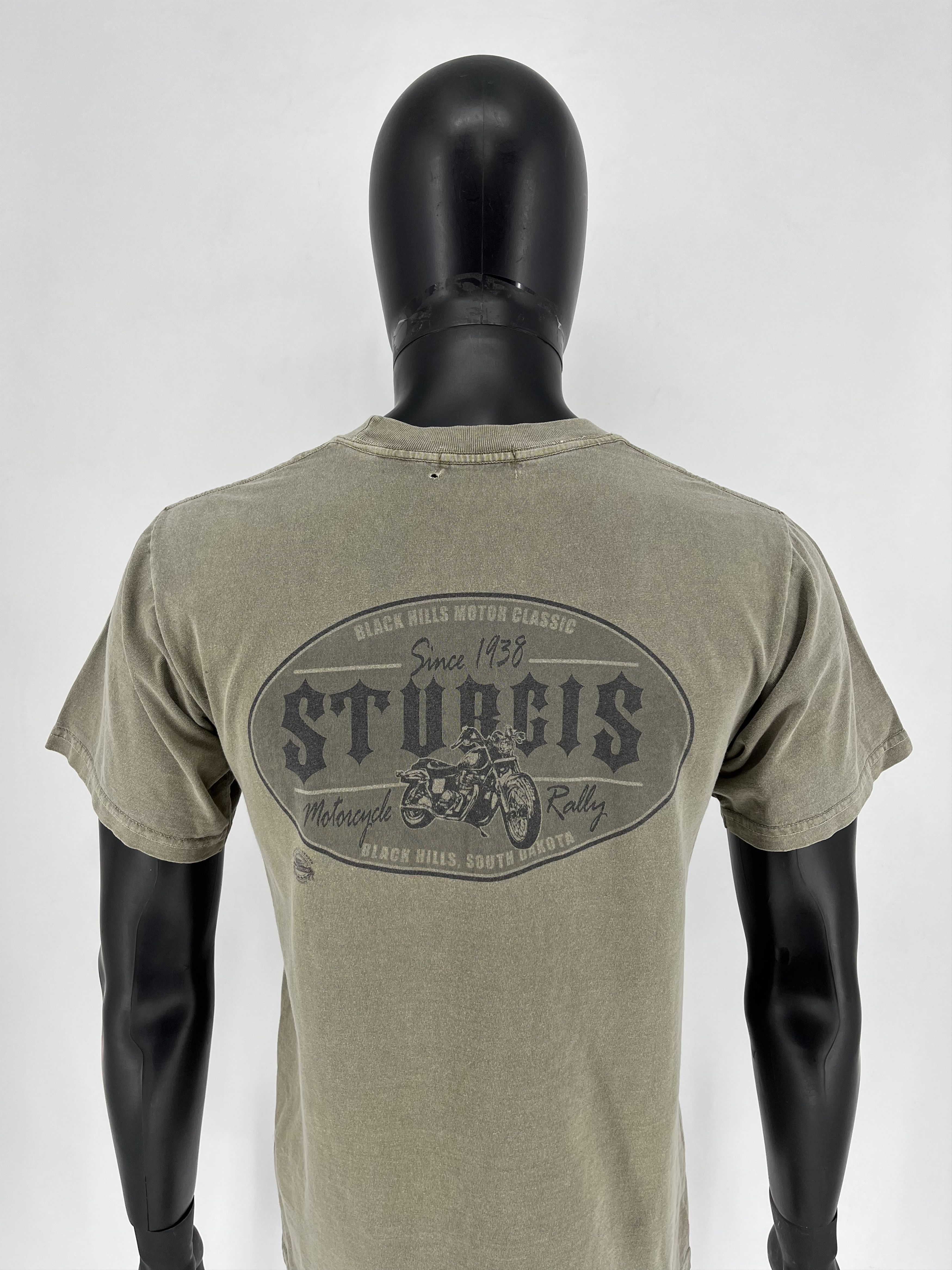 Indian Motorcycle × Vintage Vintage Distressed Sturgis Bike Week South Dakota 2000 Tee Size US S / EU 44-46 / 1 - 2 Thumbnail