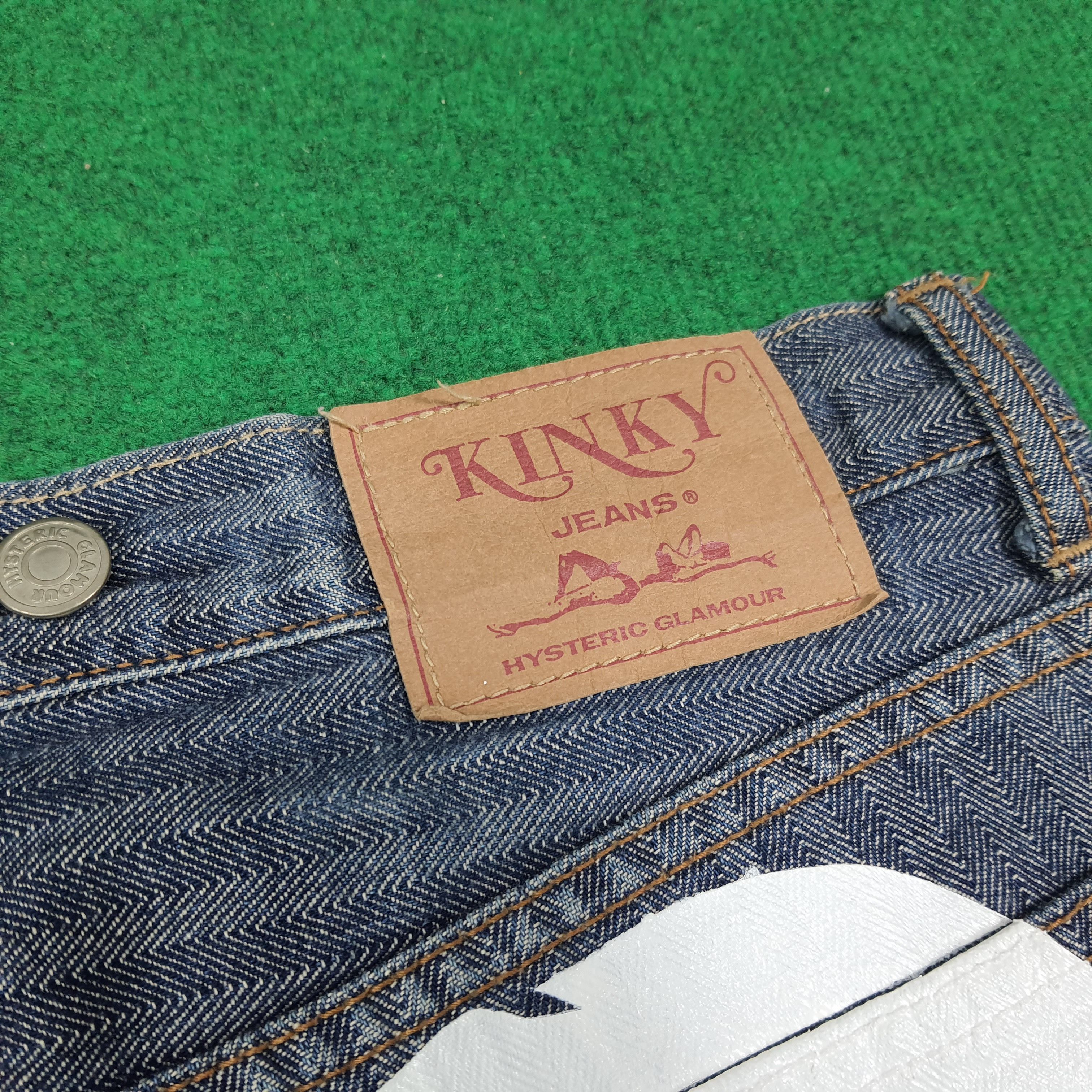 Hysteric Glamour Vintage Hysteric Glamour Kinky Custom Logo Jeans C280N31 Size US 32 / EU 48 - 3 Thumbnail