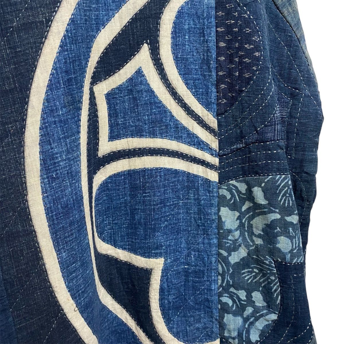 Indigo Vintage 60's JAPANESE Traditional Kimono indigo Size US XL / EU 56 / 4 - 3 Thumbnail