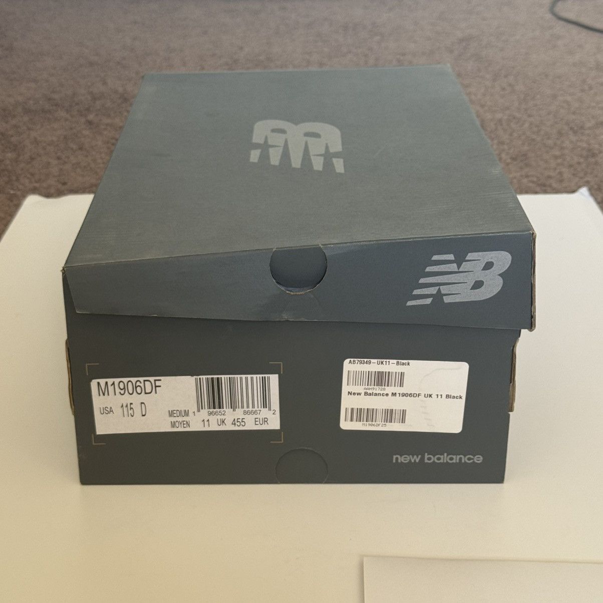 New Balance new balance 1906d 'protection pack' - triple black Size US 12 / EU 45 - 8 Thumbnail