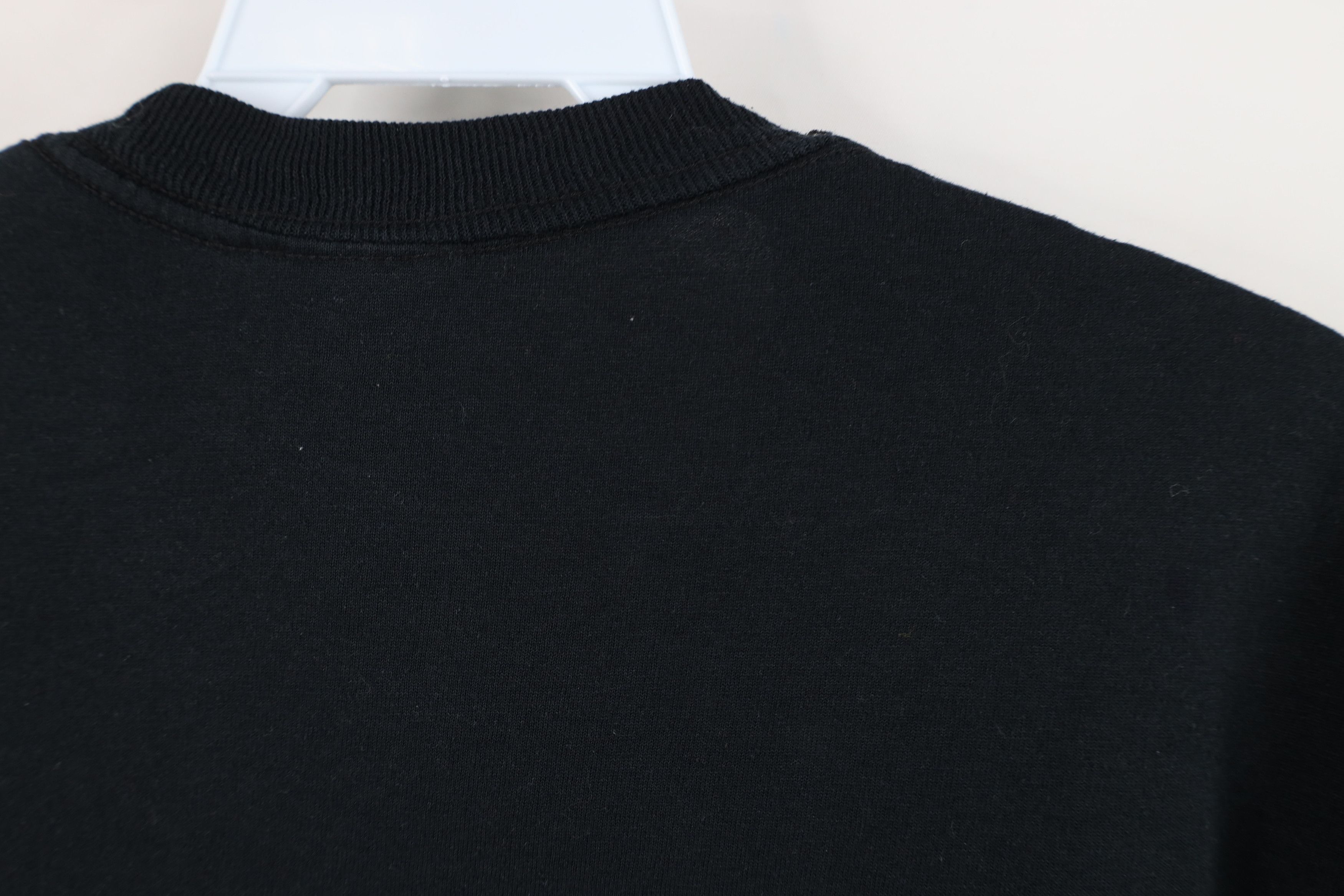 Vintage Vintage 90s Y2K Streetwear Blank Heavyweight T-Shirt Black Size US XL / EU 56 / 4 - 11 Thumbnail