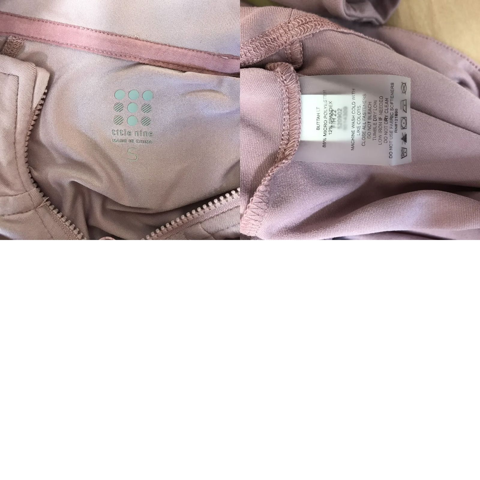 Vintage TITLE NINE WOMEN'S S S PINK LONG SLEEVE FULL ZIP LIGHTWEIGHT JACKET Size S / US 4 / IT 40 - 8 Thumbnail
