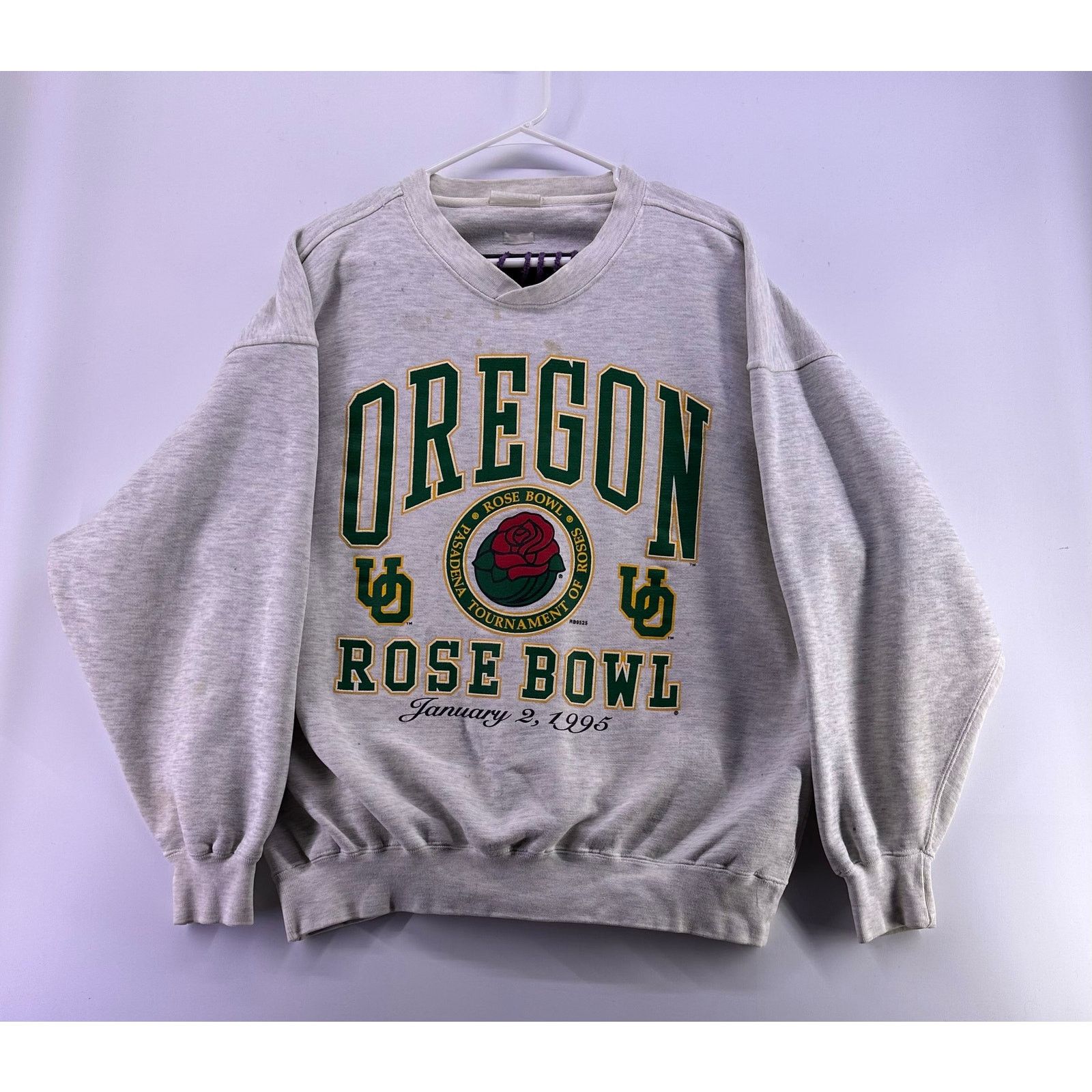 & Other Stories Vintage 1995 Oregon Rose Bowl Jan 2nd Gray Crewneck Size XL Size US XL / EU 56 / 4 - 1 Thumbnail