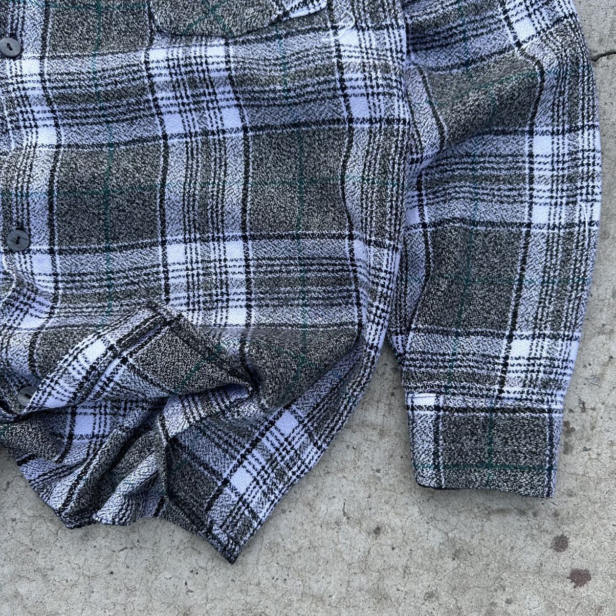 Flannel Vintage Wester Style Checked Shirt Button Up Y2K Cowboy 00s Size US XL / EU 56 / 4 - 3 Thumbnail