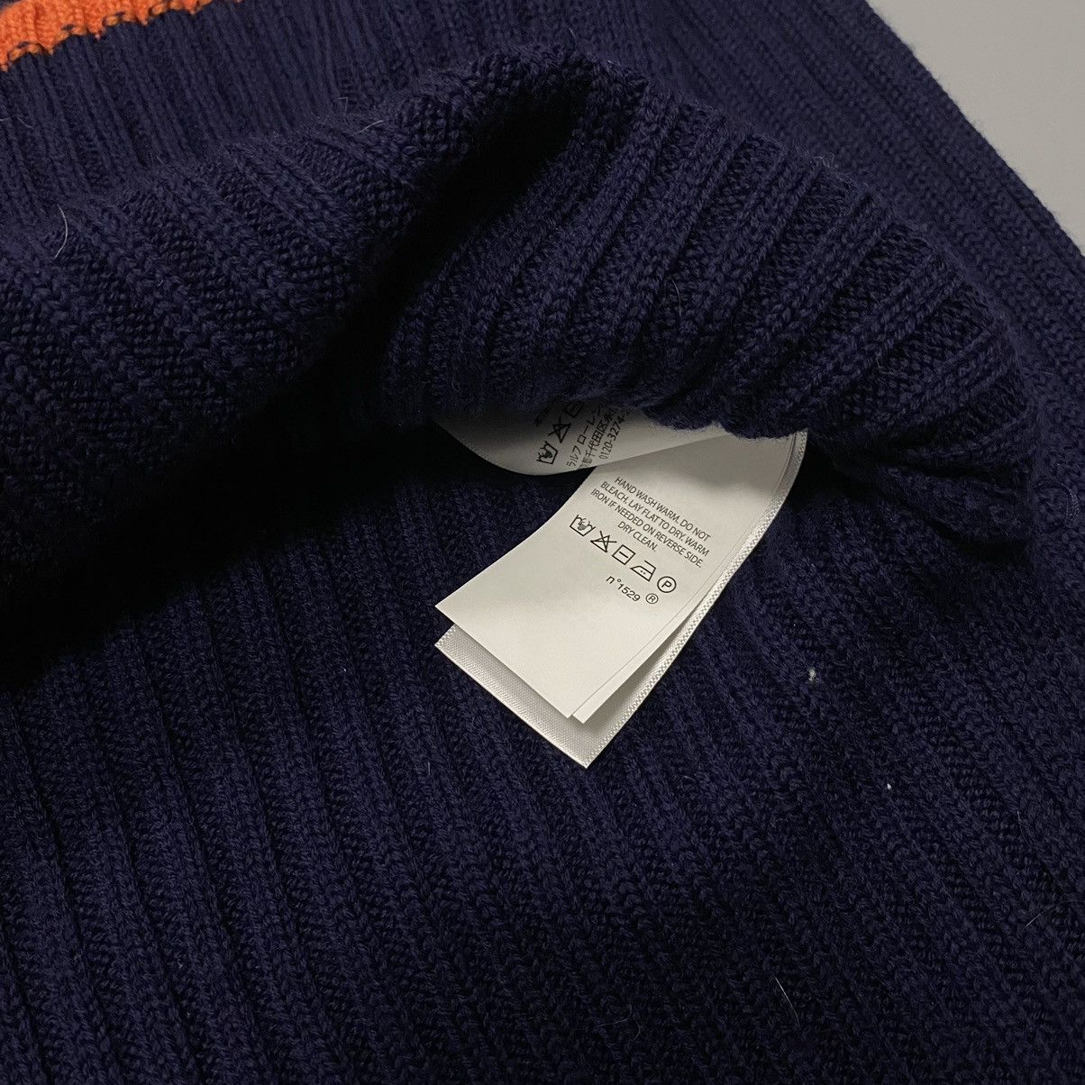 Polo Ralph Lauren Polo Ralph Lauren 100% Merino Wool Sweater Pull Over Size L / US 10 / IT 46 - 10 Thumbnail