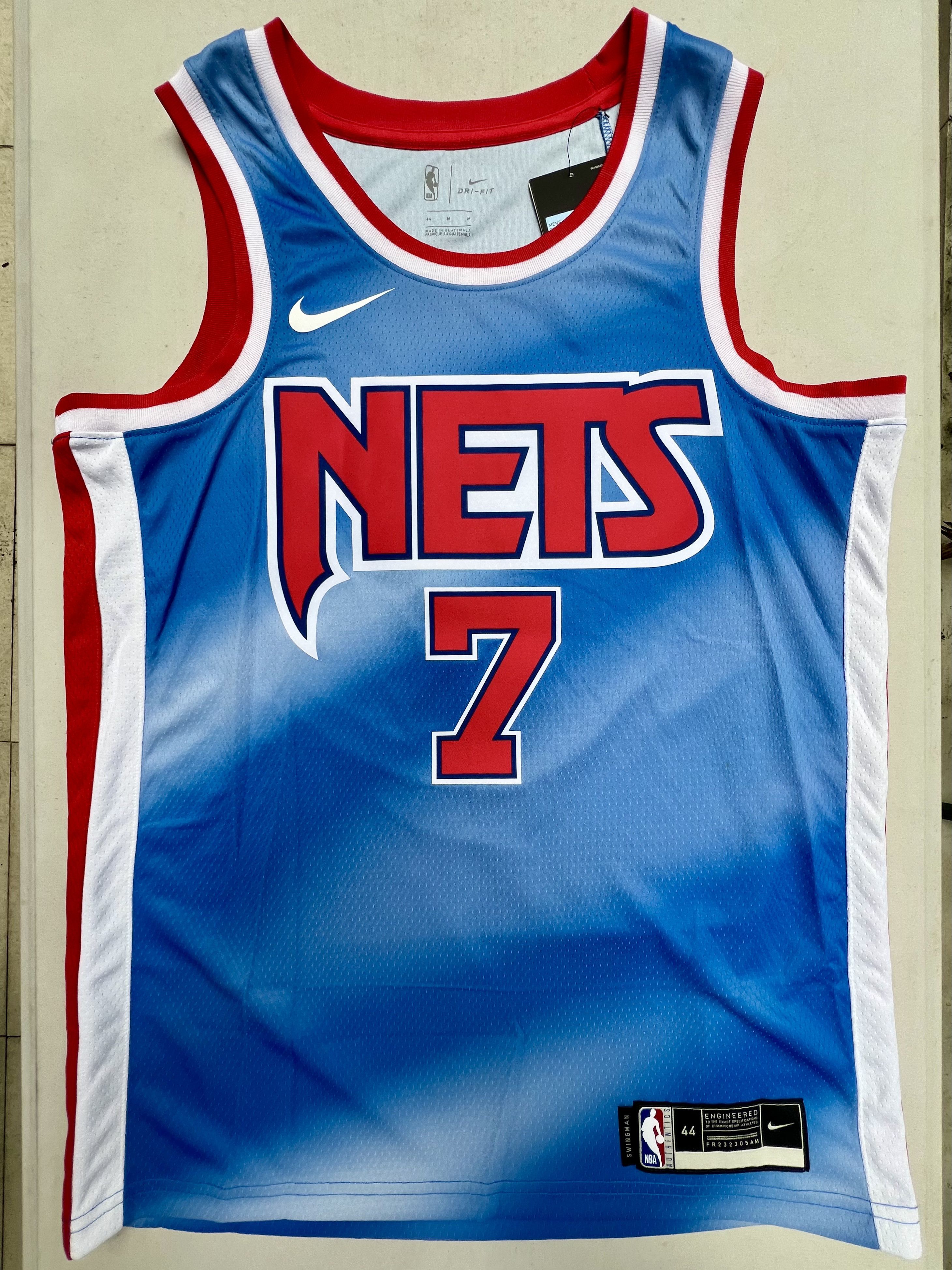 NBA × Nike Kevin Durant Brooklyn Nets Hardwood Classic Swingman Jersey Size US M / EU 48-50 / 2 - 1 Thumbnail