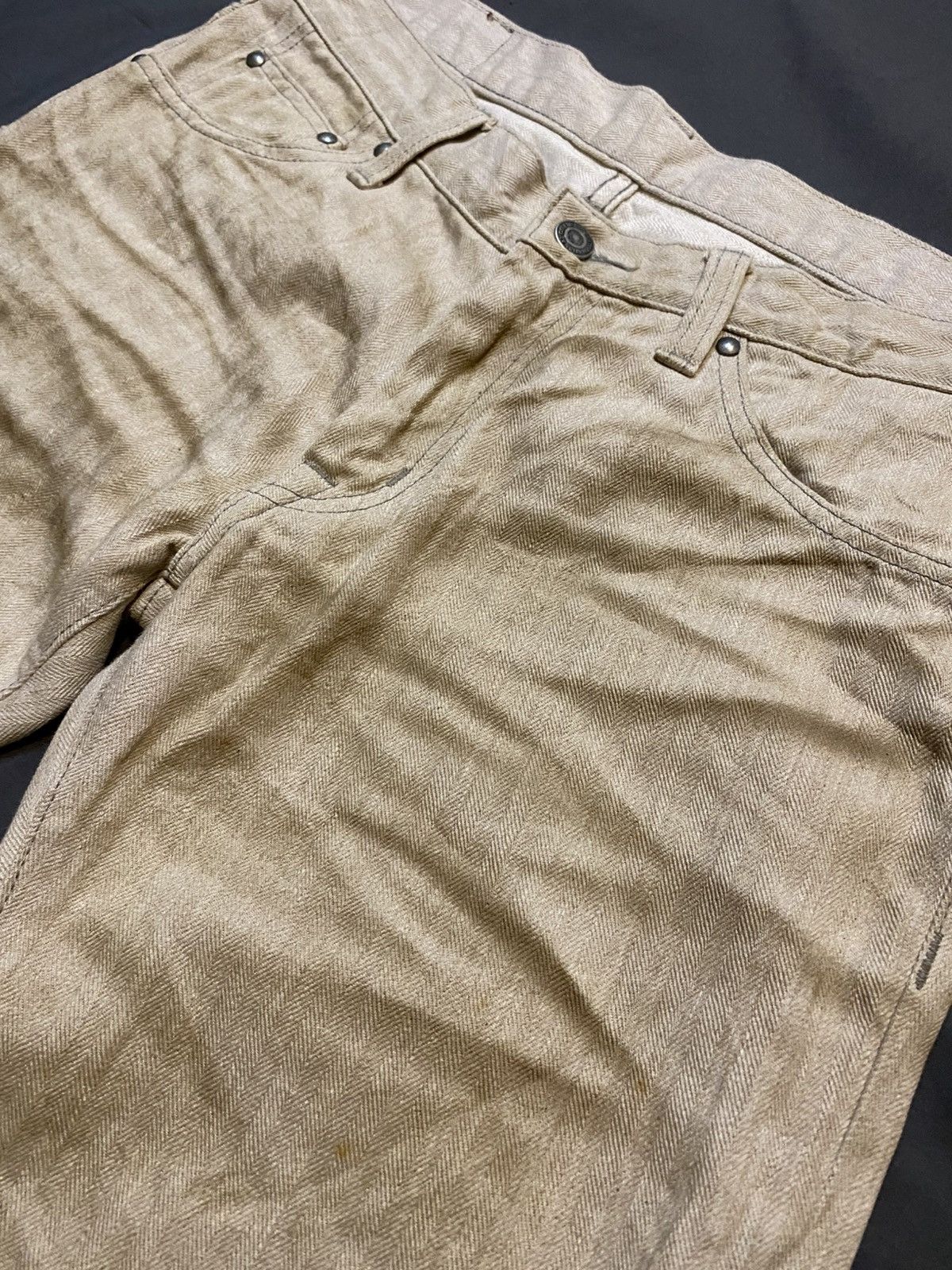 If Six Was Nine × Japanese Brand × Tornado Mart Zero By Tornado Mart Flared jeans Size US 32 / EU 48 - 3 Thumbnail