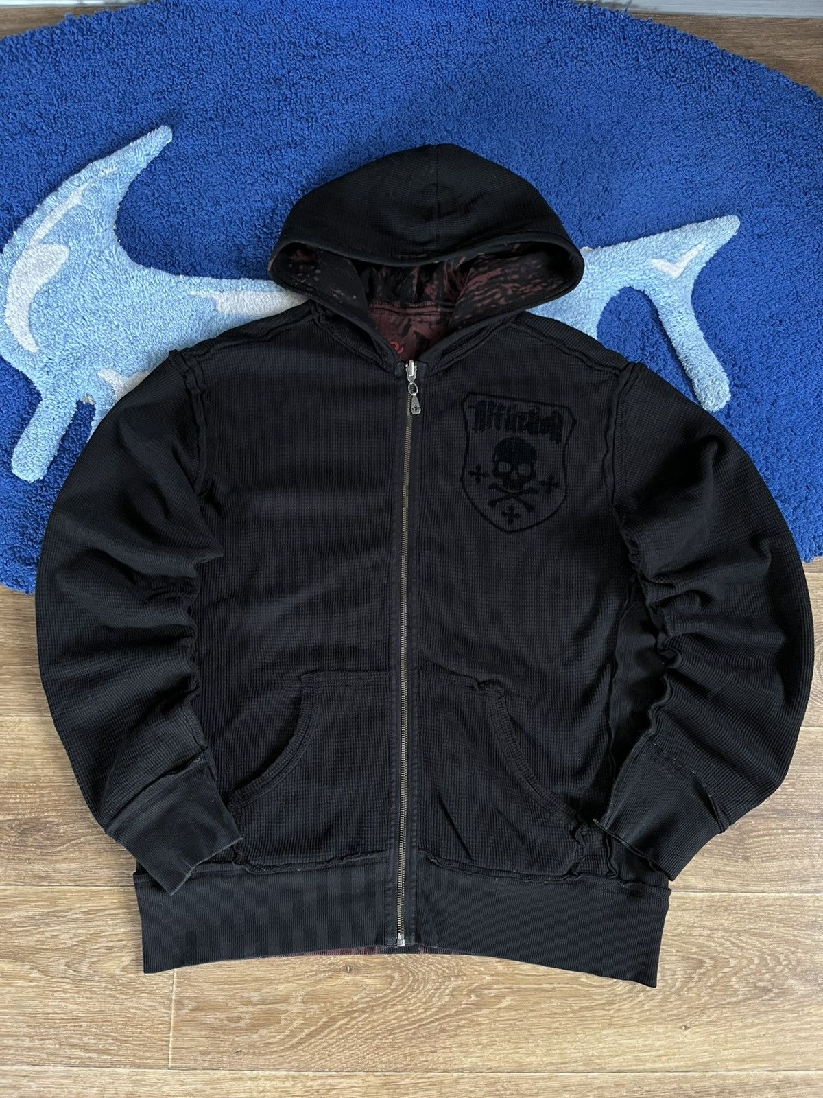 Affliction Vintage Affliction Reversible Zip Hoodie Live Fast Size US M / EU 48-50 / 2 - 4 Thumbnail