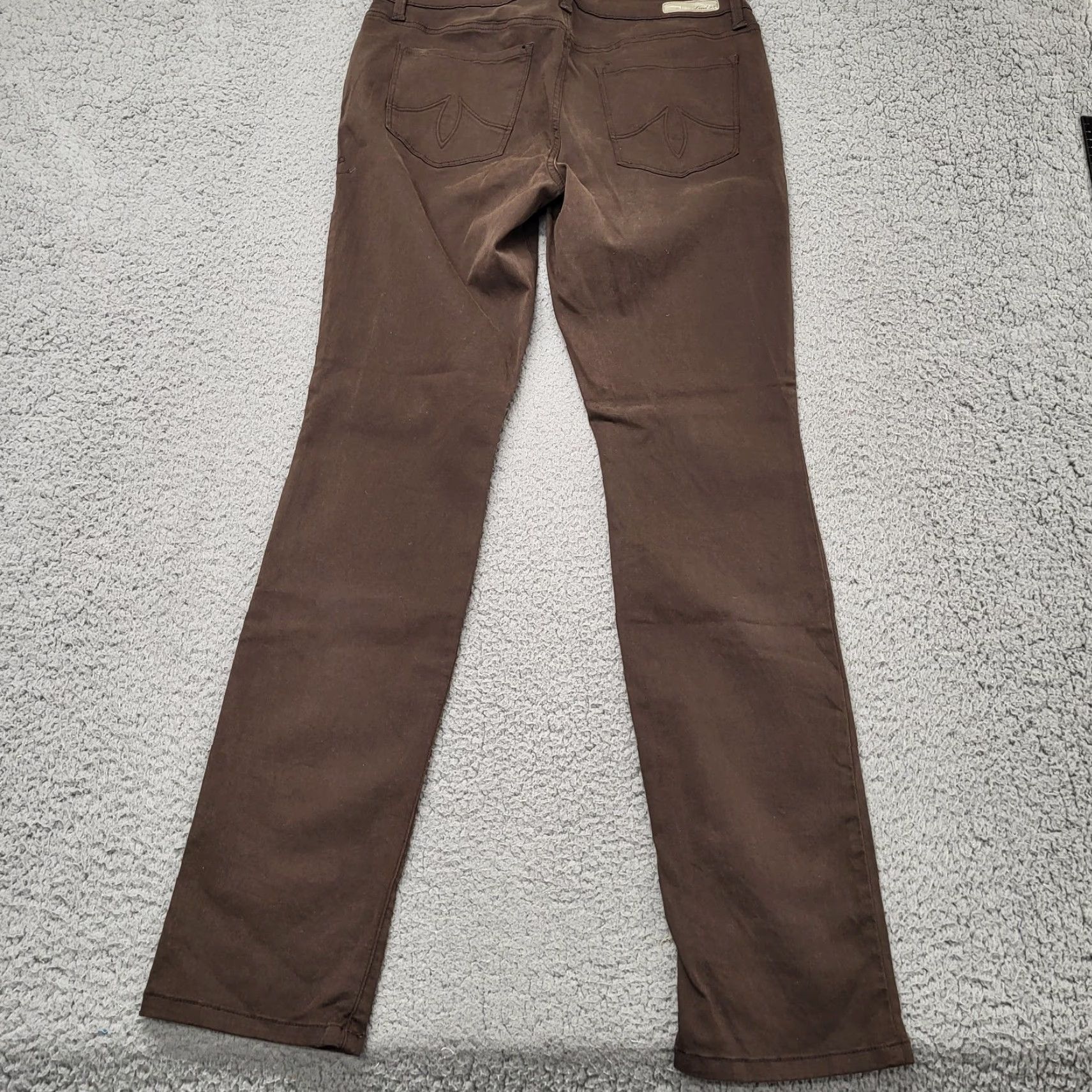 Anthropologie Anthropologie Level 99 Lily Skinny Straight Womens Size 31 Jeans Brown Denim Size 24" / US 00 / IT 34 - 4 Thumbnail