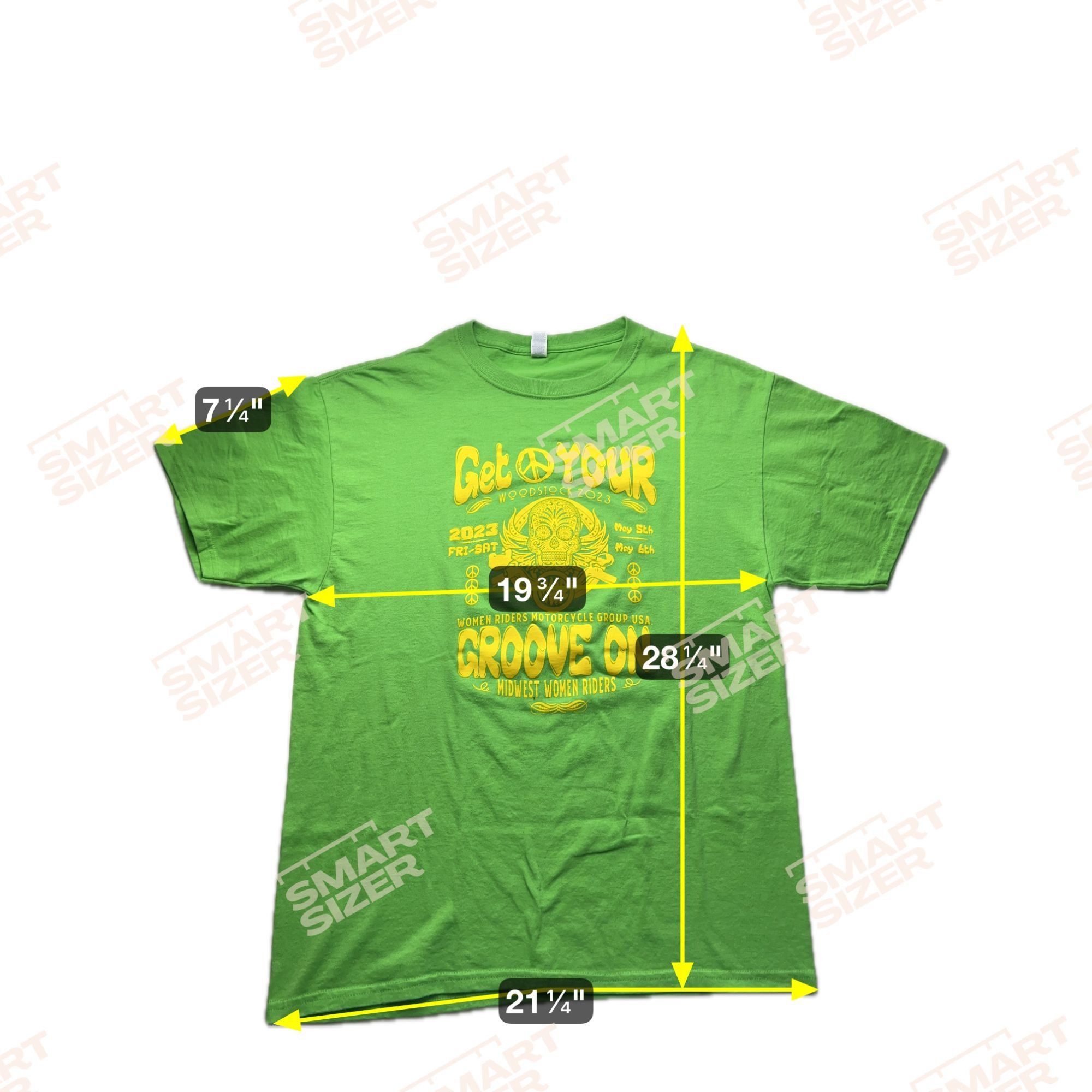 Jerzees Midwest Women Riders Get Your Groove On Woodstock IL Motorcy Size L / US 10 / IT 46 - 6 Thumbnail