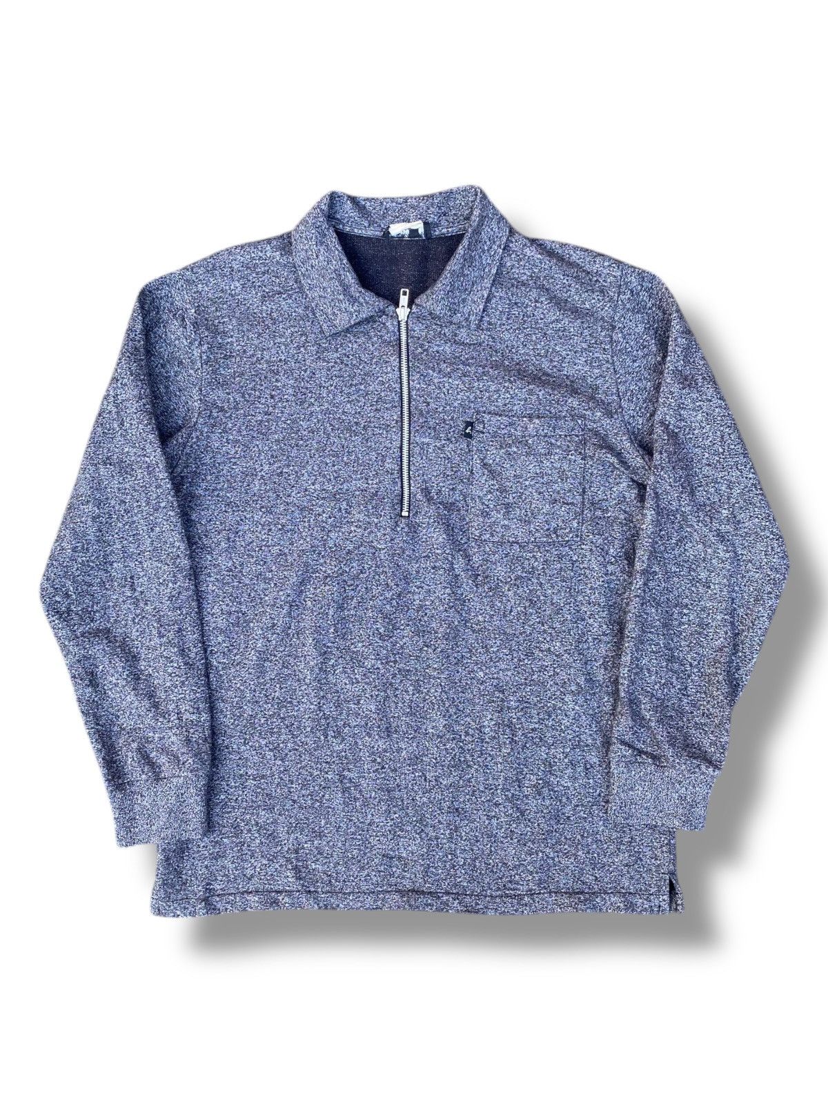 Japanese Brand × Vintage × agnes b. Vintage Agnes B Half Zipper Sweatshirt. #E6 Size US M / EU 48-50 / 2 - 1 Thumbnail
