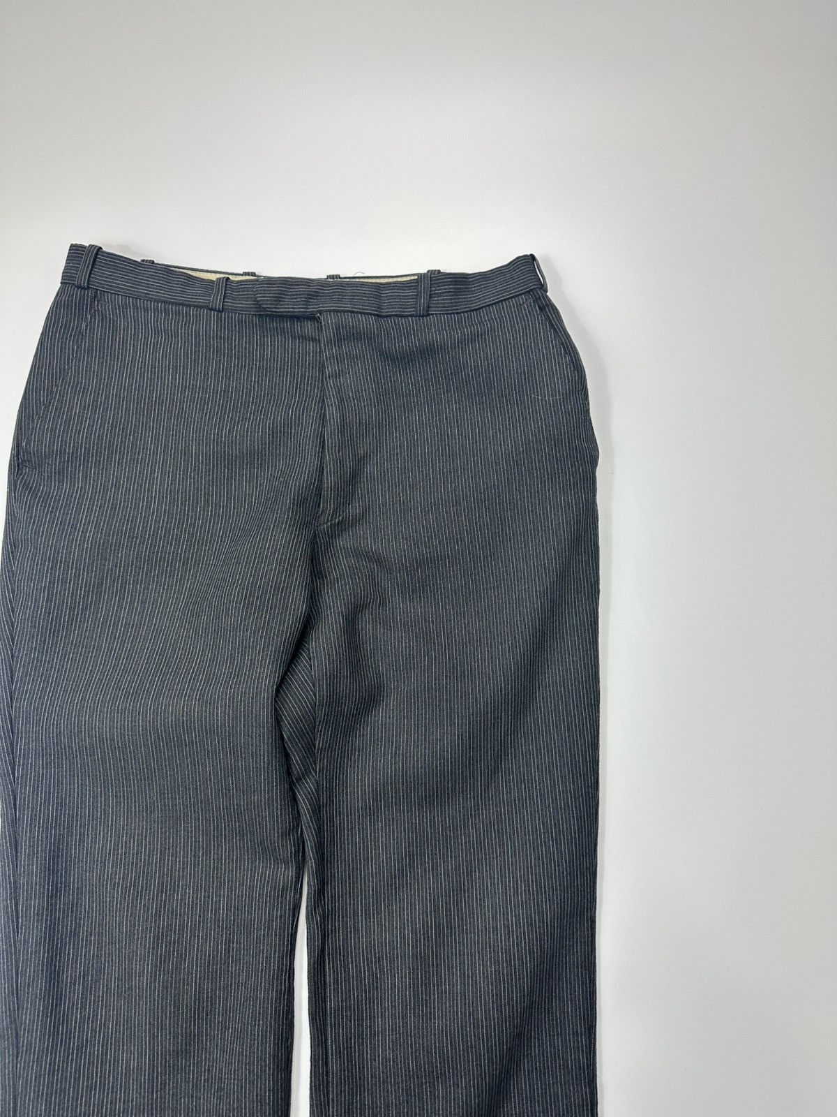 Christian Dior Monsieur 90's Christian Dior Monsieur Dress Pants Black Stripped Size US 27 - 5 Thumbnail