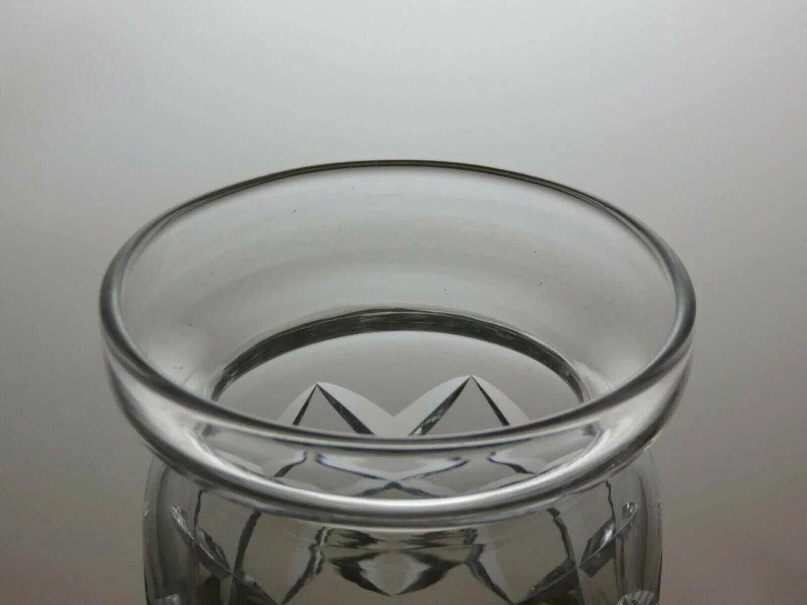 Richardson Richardson Crystal Cut Glass Jam Honey Jar With Lid 3 3/4" Size ONE SIZE - 3 Thumbnail