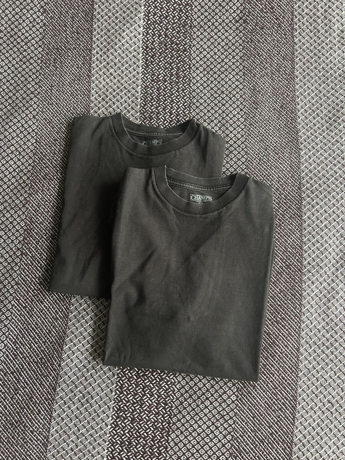 Vintage Vintage 2X Brown Blank Tee 90s Champs Sports Streetwear SZ M Size US M / EU 48-50 / 2 - 7 Thumbnail