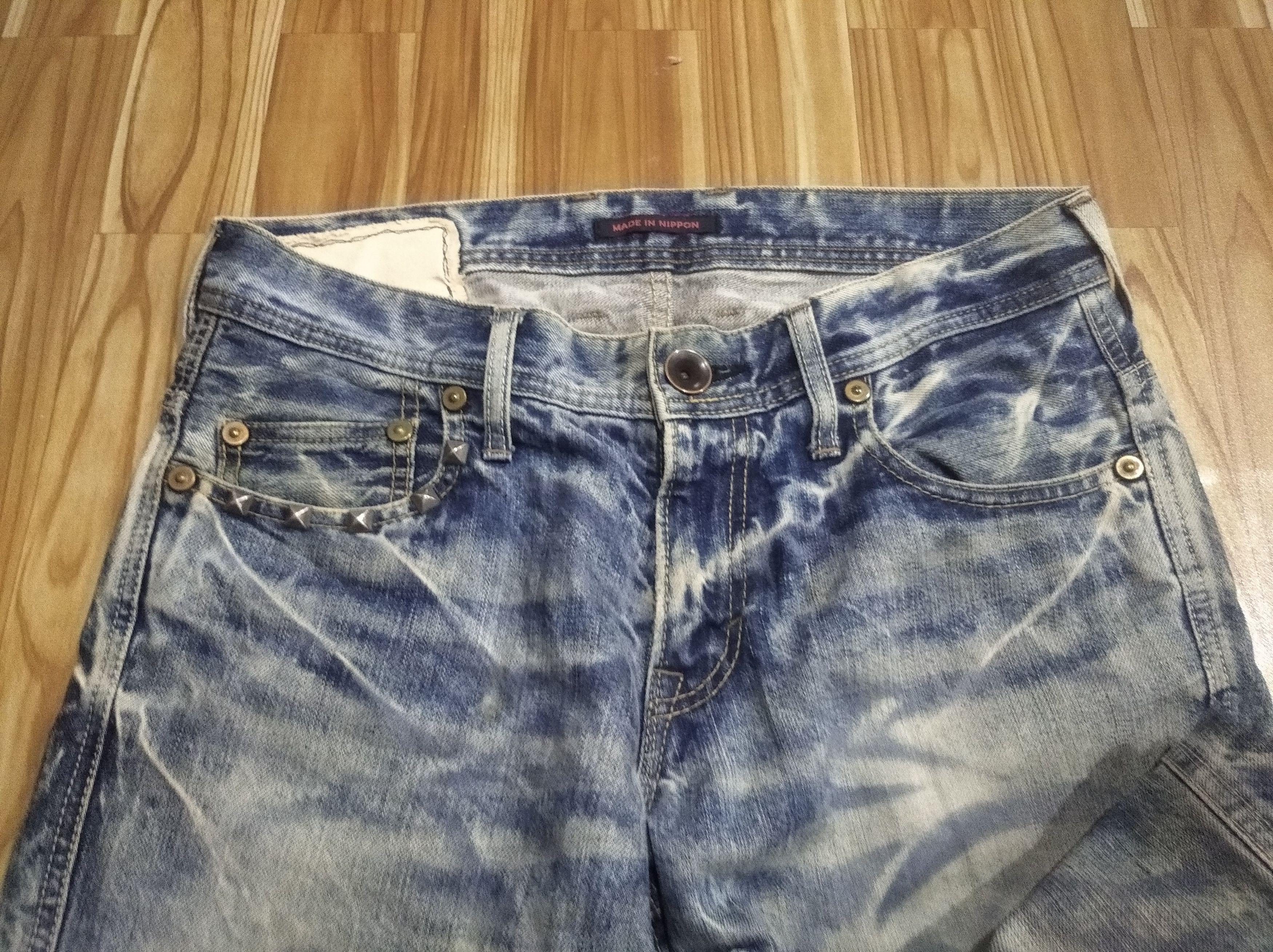 Hysteric Glamour × Japanese Brand Vintage Japanese Brand Blue Way Distressed Flare Jeans Size US 30 / EU 46 - 6 Thumbnail