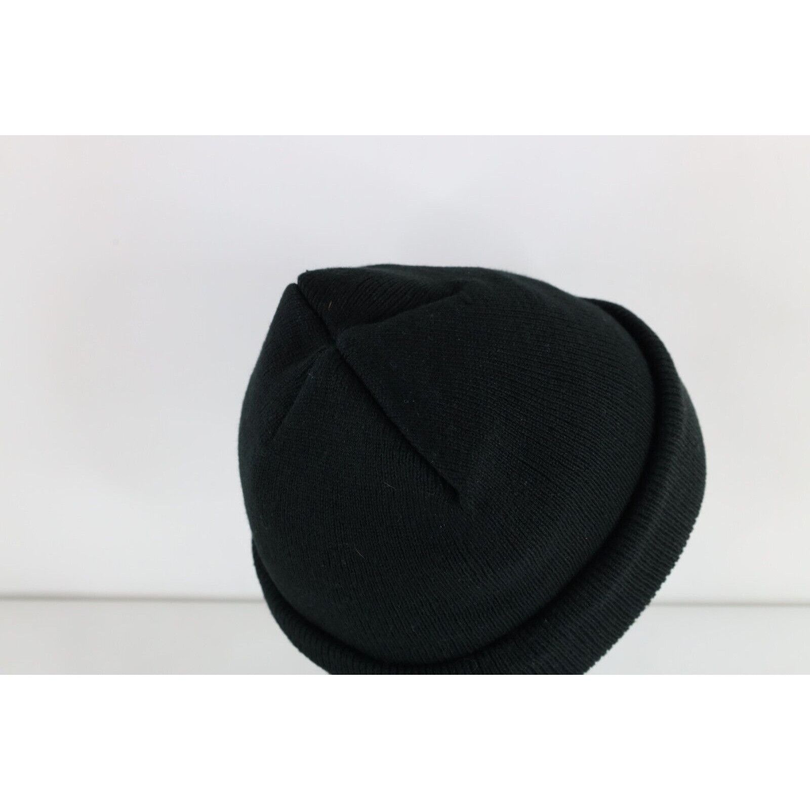 Vintage Vintage 90s Streetwear Blank Double Wall Chunky Knit Beanie Size ONE SIZE - 5 Thumbnail