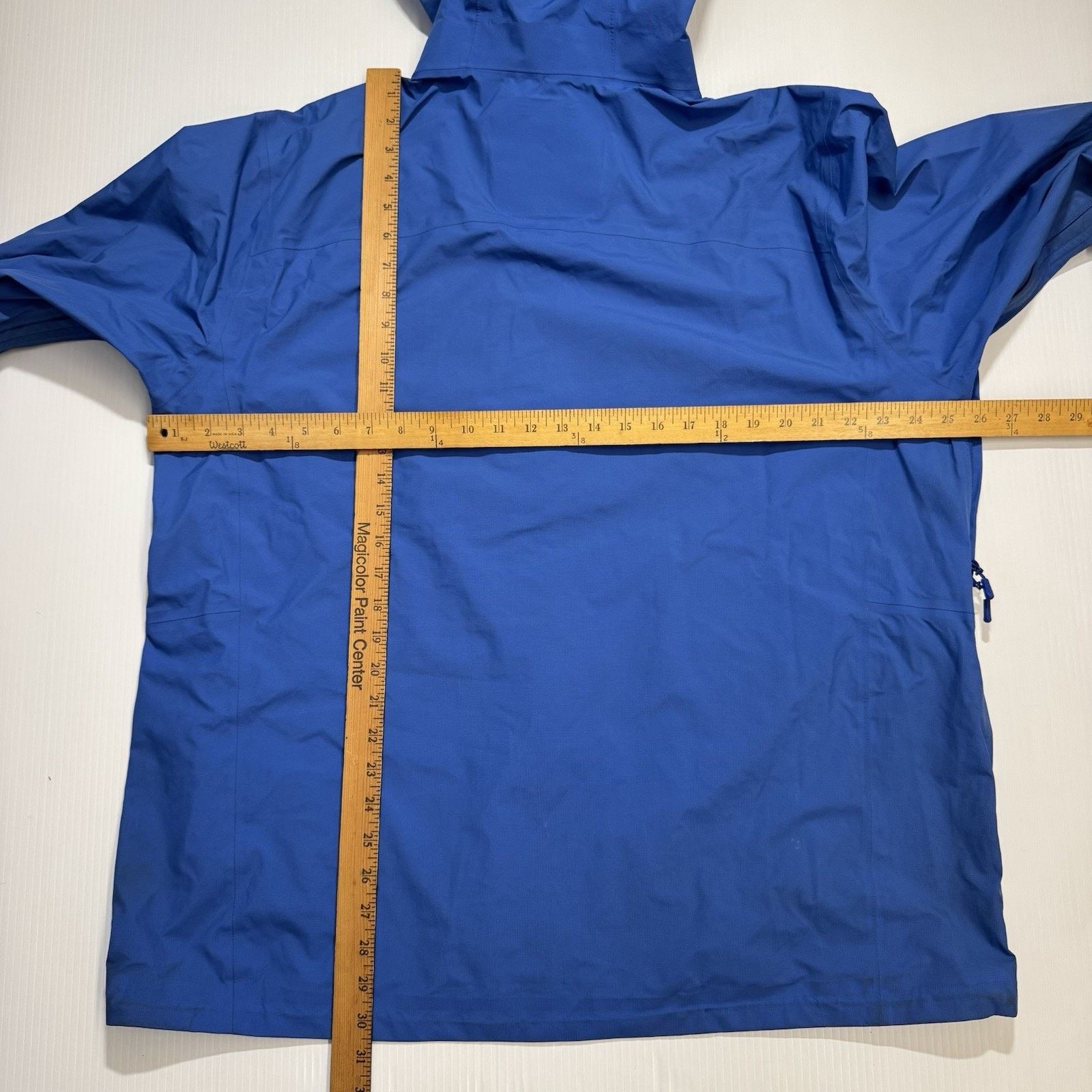 L.L. Bean LLBean Jacket Men XL Blue Hood Water Resistant Shell Pit Zip Size US XL / EU 56 / 4 - 10 Thumbnail