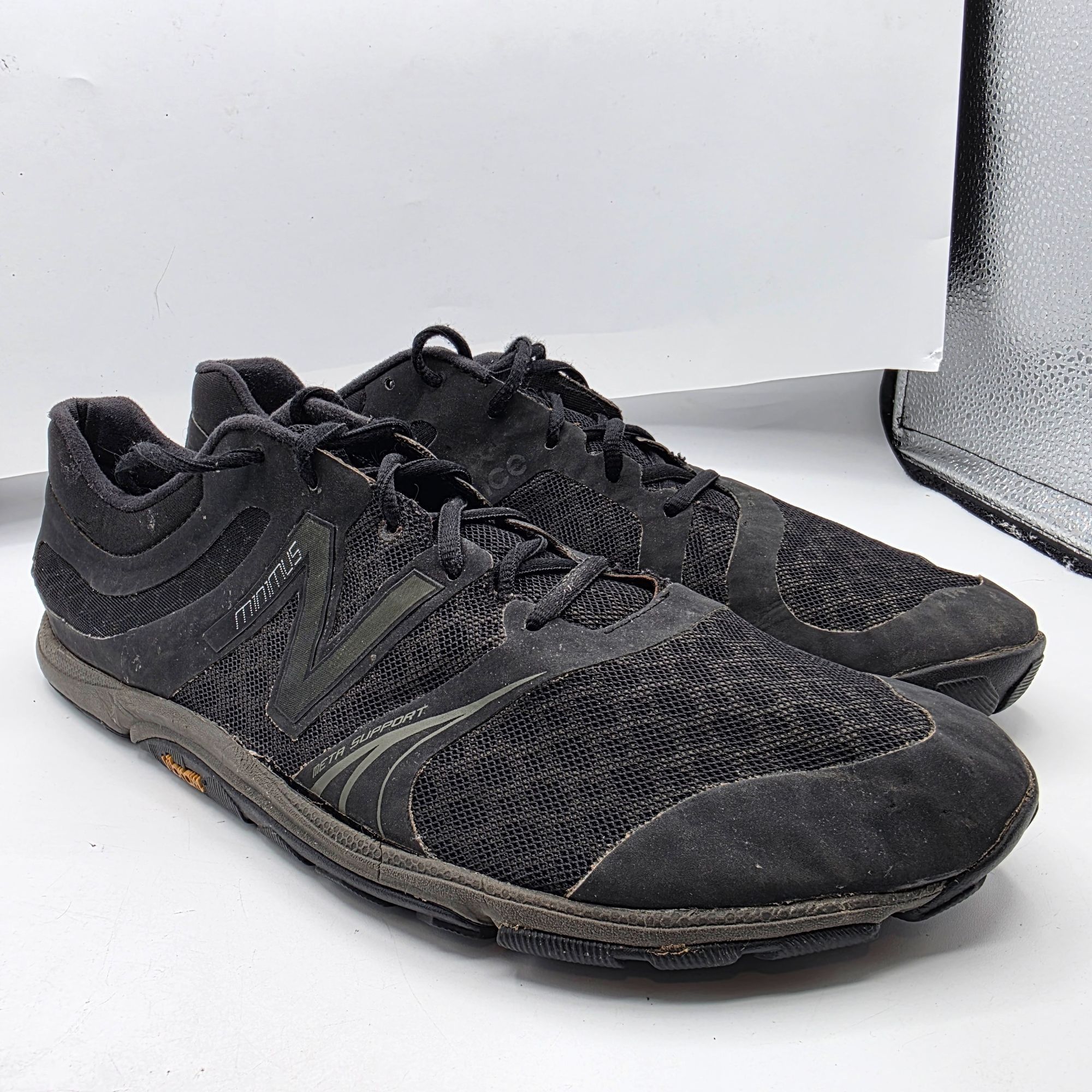 New Balance New Balance Mens Size 13 Black Minimus Vibram Trail Running Size US 13 / EU 46 - 1 Thumbnail