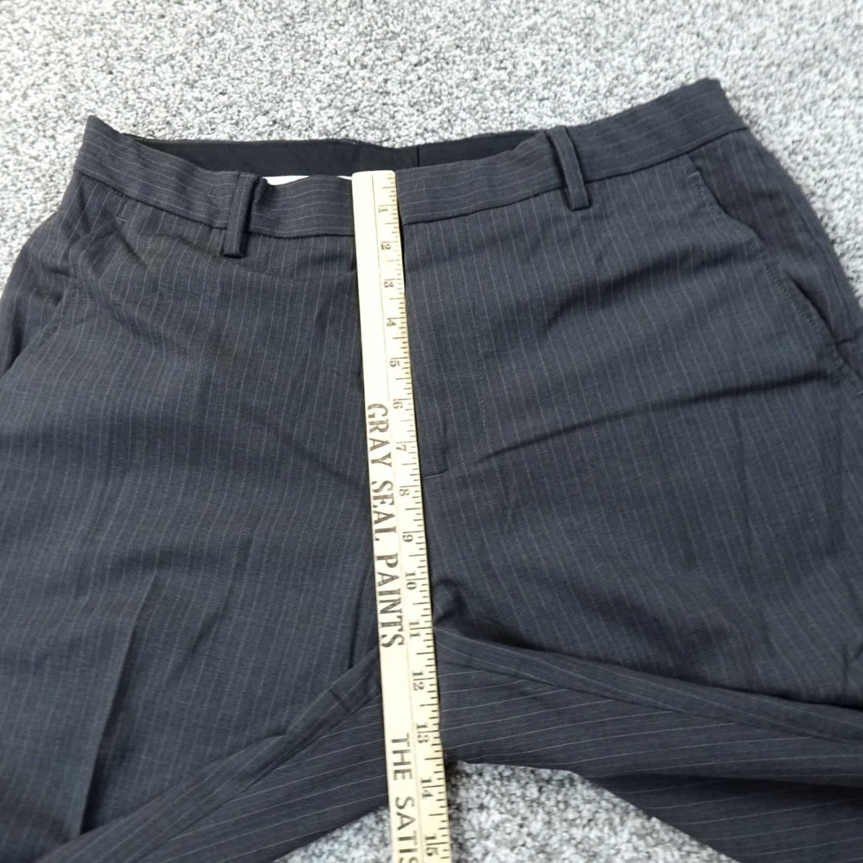 Banana Republic Banana Republic Pants Mens 33X32 Gray Wool Chino Trouser Dress Slacks Stretch Size US 33 - 4 Thumbnail