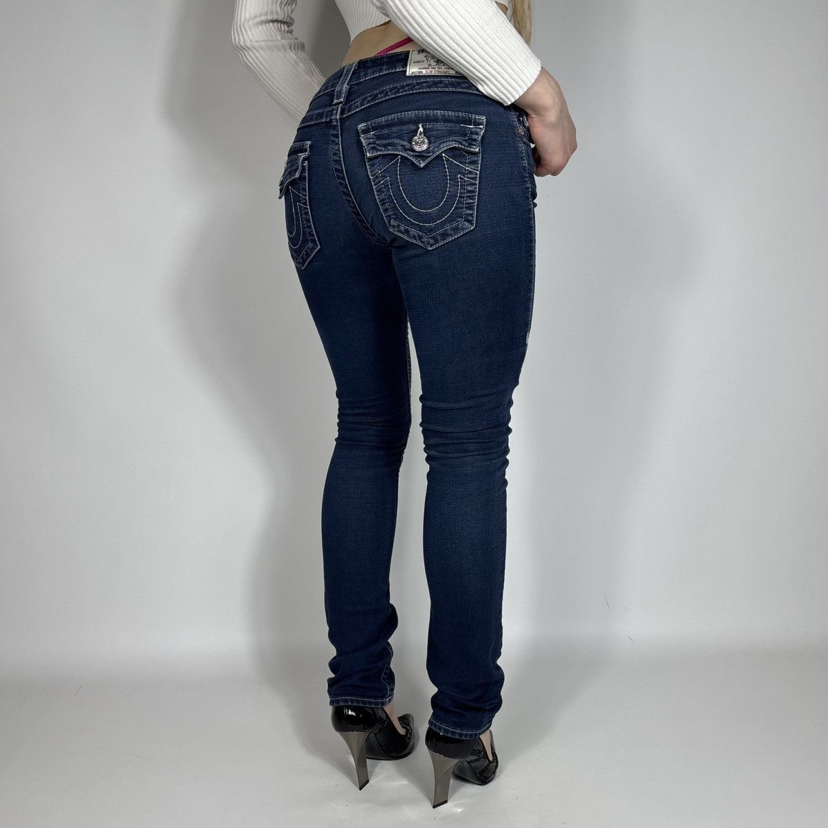 True Religion Vintage Y2K True Religion Japanese Jeans Chief Style 90s Size 27" / US 4 / IT 40 - 1 Thumbnail
