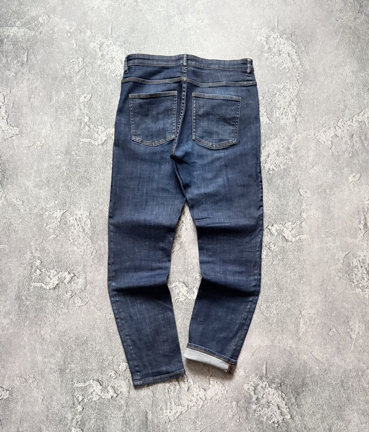 Cos × Designer COS 38 denim pant trouser Jean chino Wmns dark blue Size 26" / US 2 / IT 38 - 1 Thumbnail