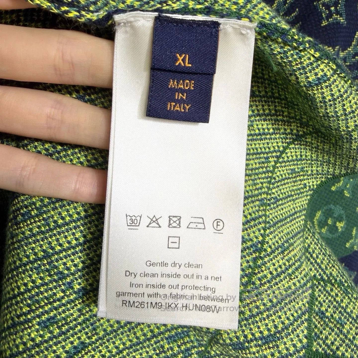 Louis Vuitton LV Knit Short-Sleeve Logo T-Shirt. Size US XL / EU 56 / 4 - 2 Thumbnail