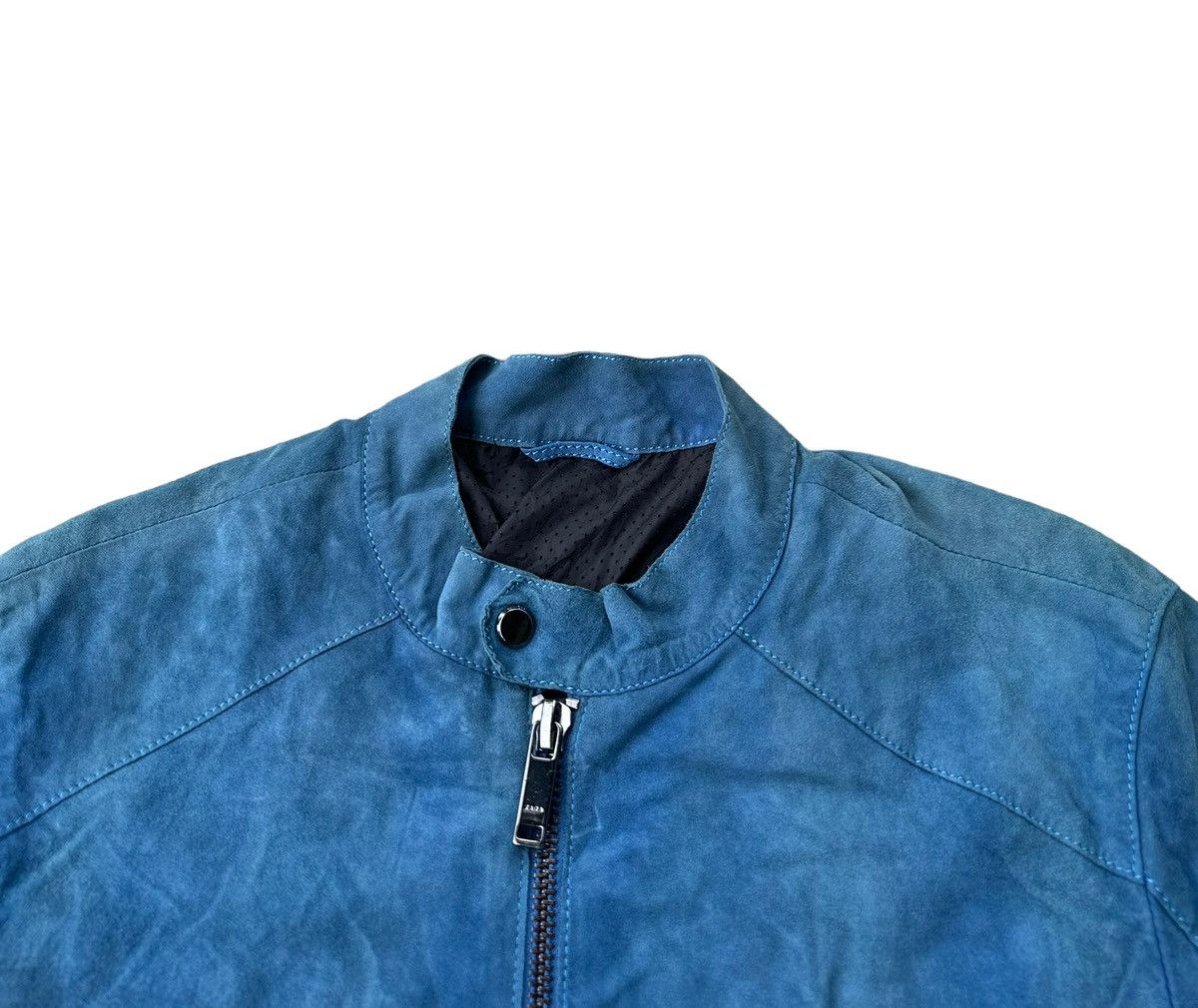 Zara Zara leather blue jacket Size US S / EU 44-46 / 1 - 2 Thumbnail