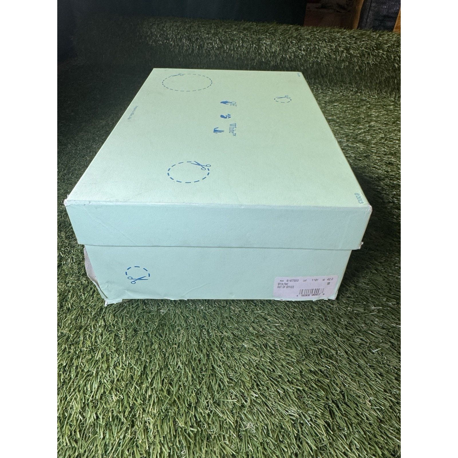 Off-White Off-White Out of Office Low White Red Size 42 EU / 9 US Men Size US 9 / EU 42 - 7 Thumbnail