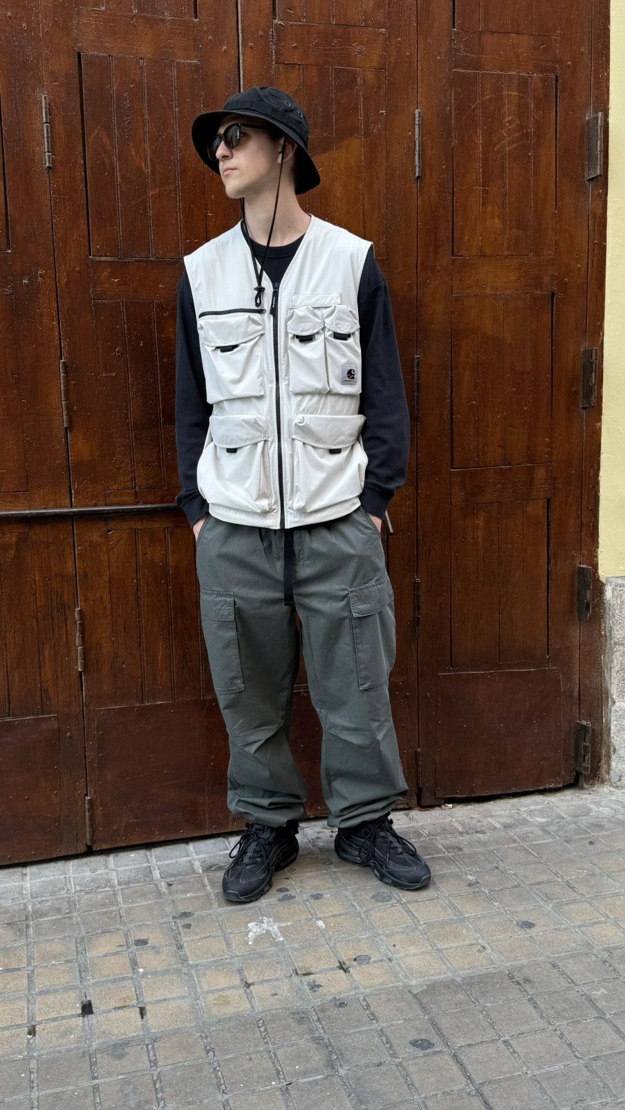 Carhartt × Carhartt Wip Carhartt WIP Dark Blue Washed Cargo Wynton Pants Supreme Size US 34 / EU 50 - 9 Thumbnail