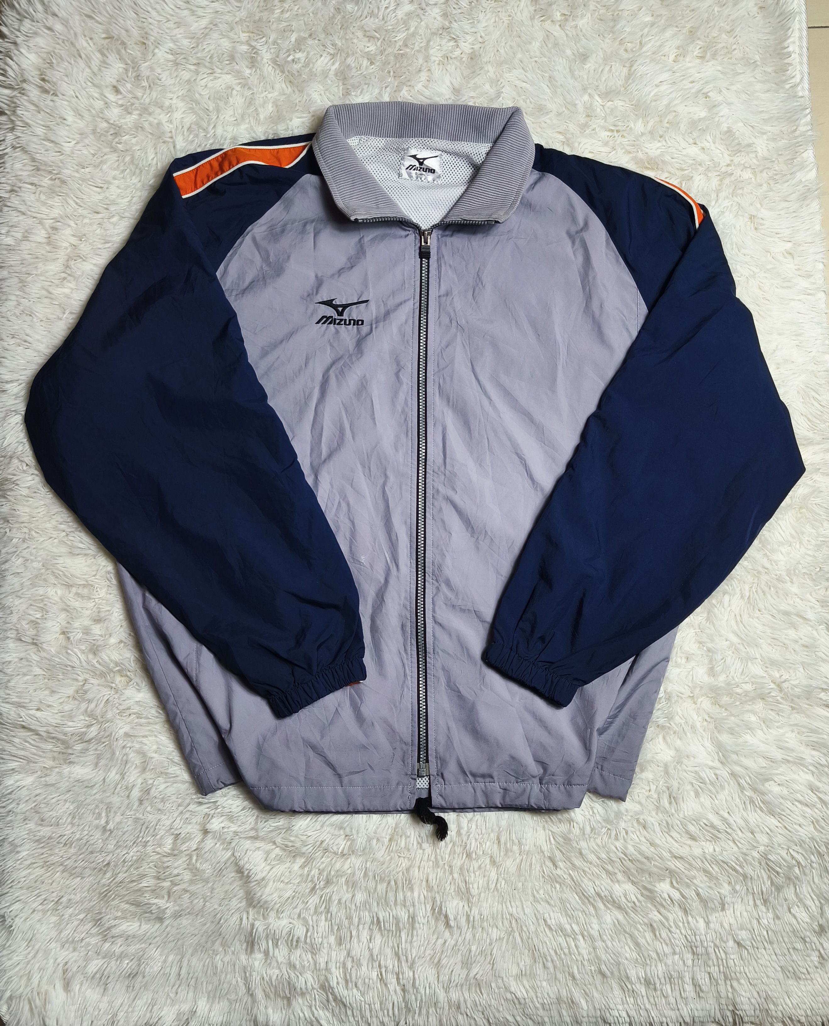 Mizuno Vintage Mizuno JASPO Track Jacket - Made in Japan Size US XL / EU 56 / 4 - 1 Thumbnail