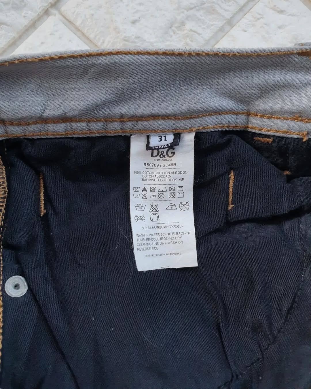Dolce & Gabbana Dolce & Gabbana Distressed Denim Size US 31 - 7 Thumbnail