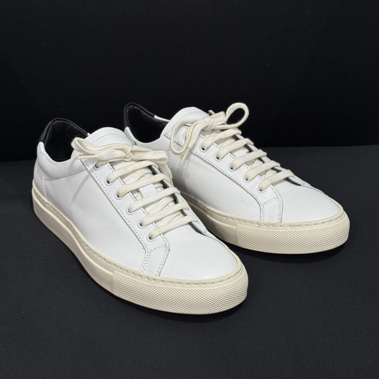 Common Projects Common Projects Women’s Achilles Low – White/Black Size US 5 / IT 35 - 5 Thumbnail