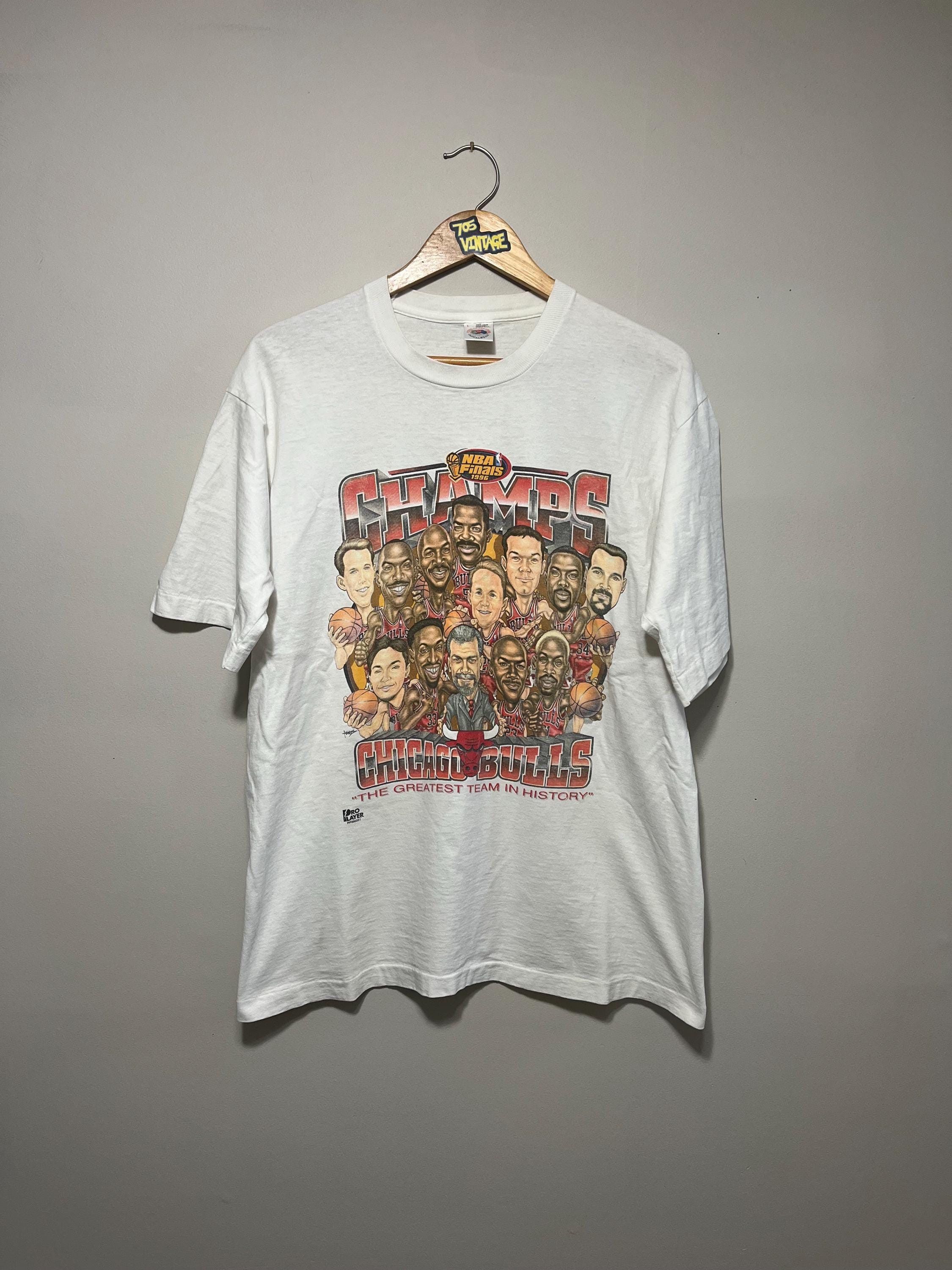Vintage Chicago Bulls 1996 NBA Champions T-shirt