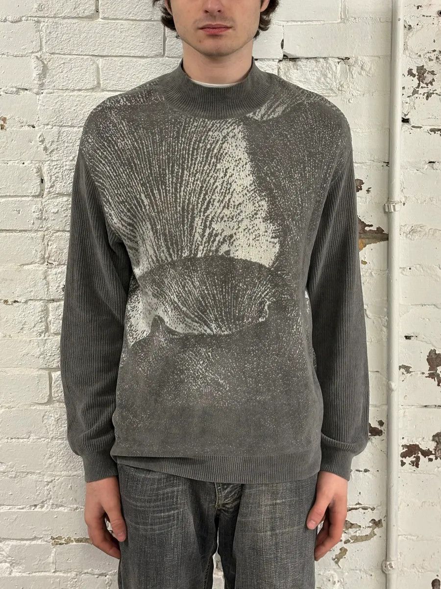 Emporio Armani SS2020 Emporio Armani Modern Contrast Grey Sweater Size US S / EU 44-46 / 1 - 2 Thumbnail