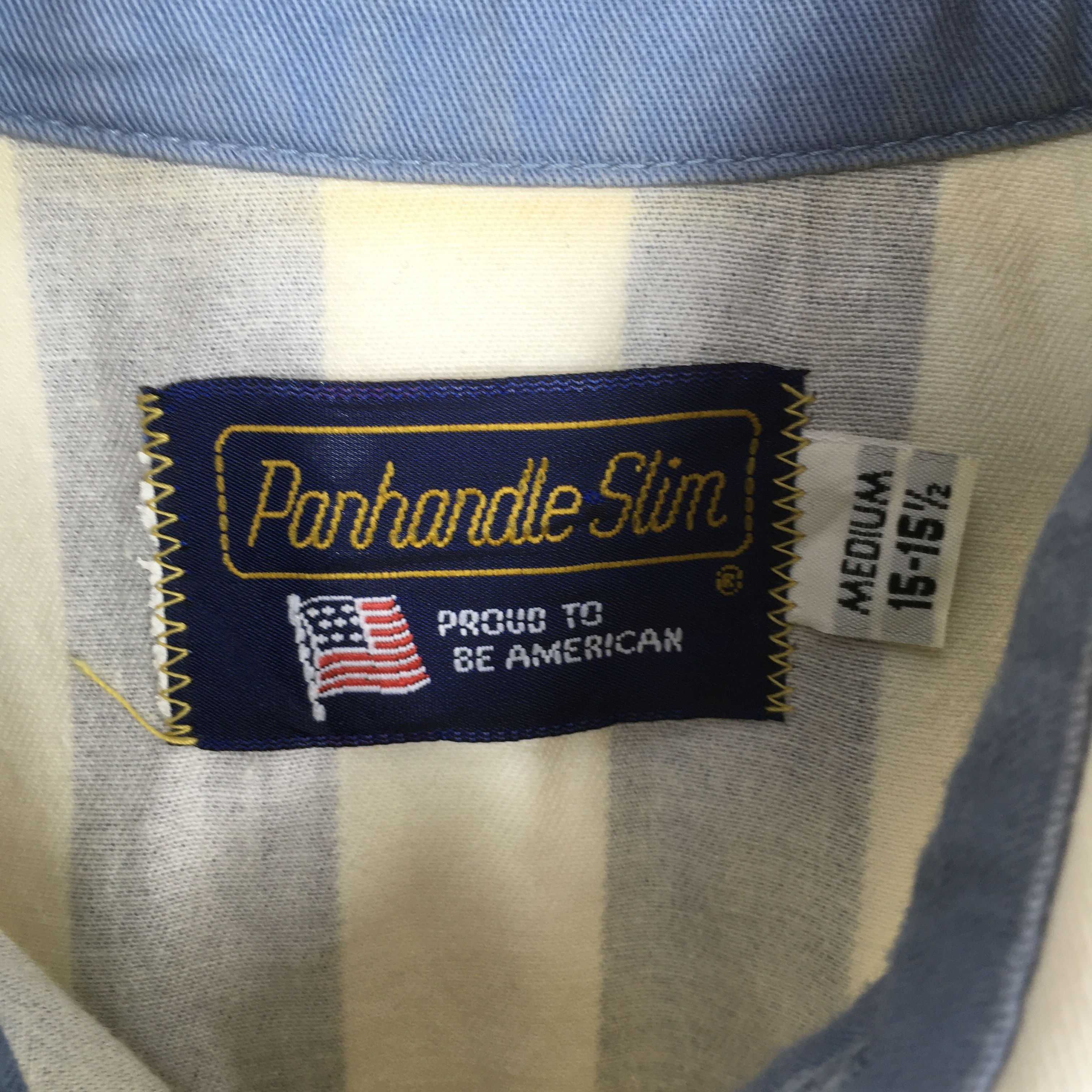 Vintage Vintage 1980s Panhandle Slim Stripes Western Shirt M Size US M / EU 48-50 / 2 - 5 Thumbnail