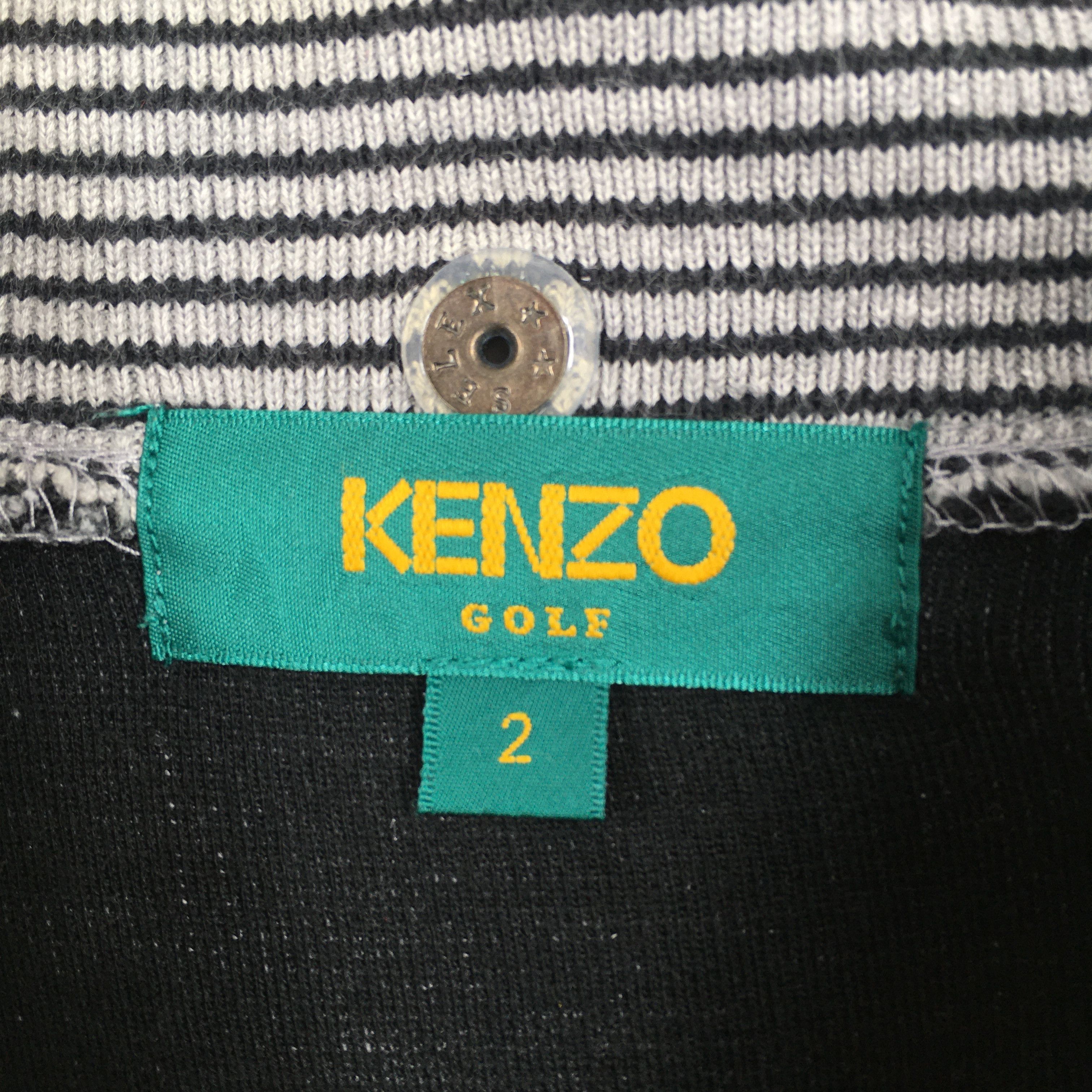 Kenzo × Vintage Vintage Kenzo Golf Half Zipper Sweatshirt Small Size US S / EU 44-46 / 1 - 4 Thumbnail