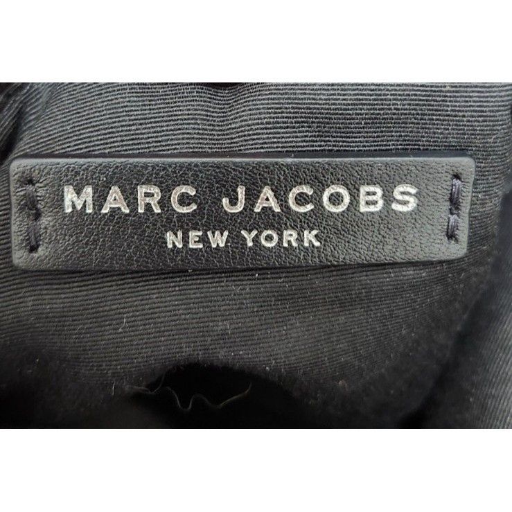 Marc Jacobs MARC JACOBS THE TEMPO LEATHER HOBO SHOULDER BAG BLACK Size ONE SIZE - 17 Thumbnail