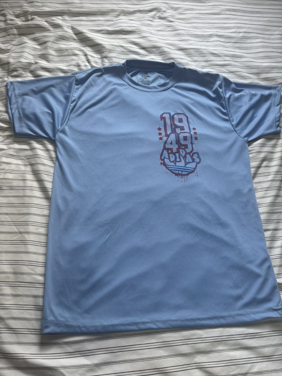 Adidas Adidas 1949 Blue Graphic Tee Men’s Medium Size US M / EU 48-50 / 2 - 1 Thumbnail