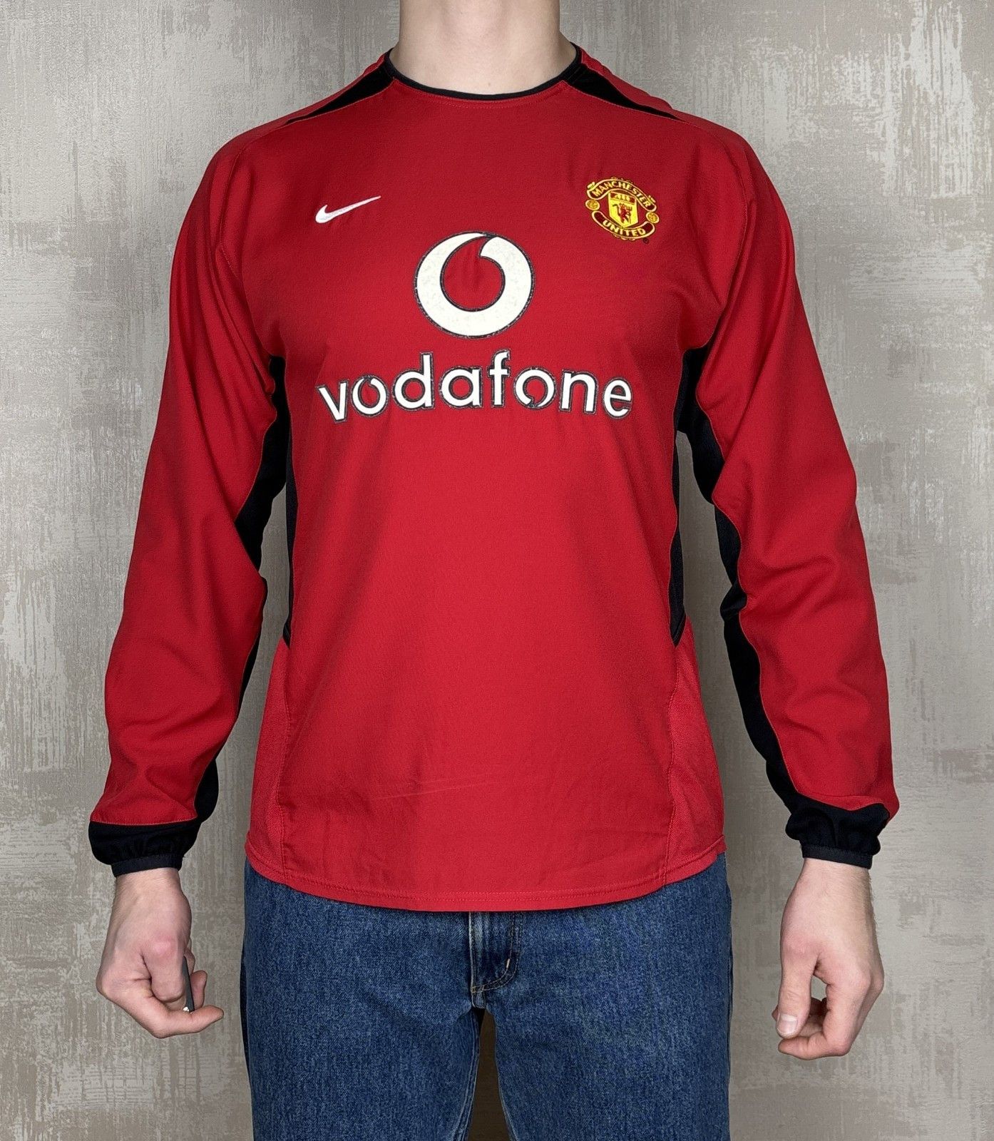 Nike Vintage Manchester United 2002-2004 Home Shirt Long Sleeve Size US M / EU 48-50 / 2 - 3 Thumbnail
