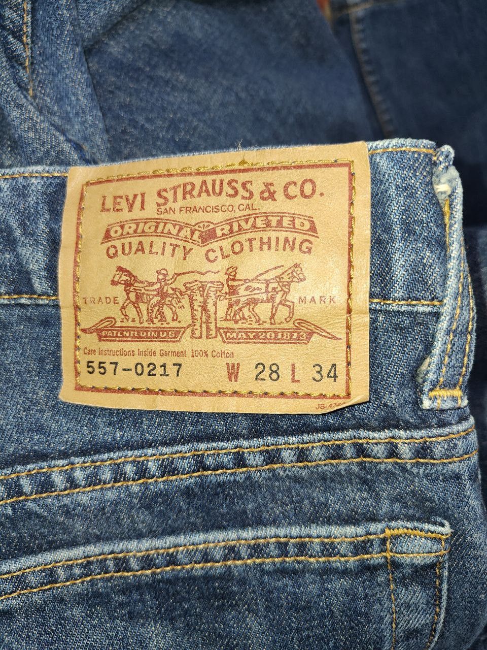 Levi's Vintage Levi's 557-0217 Flare Denim Size US 27 - 6 Thumbnail