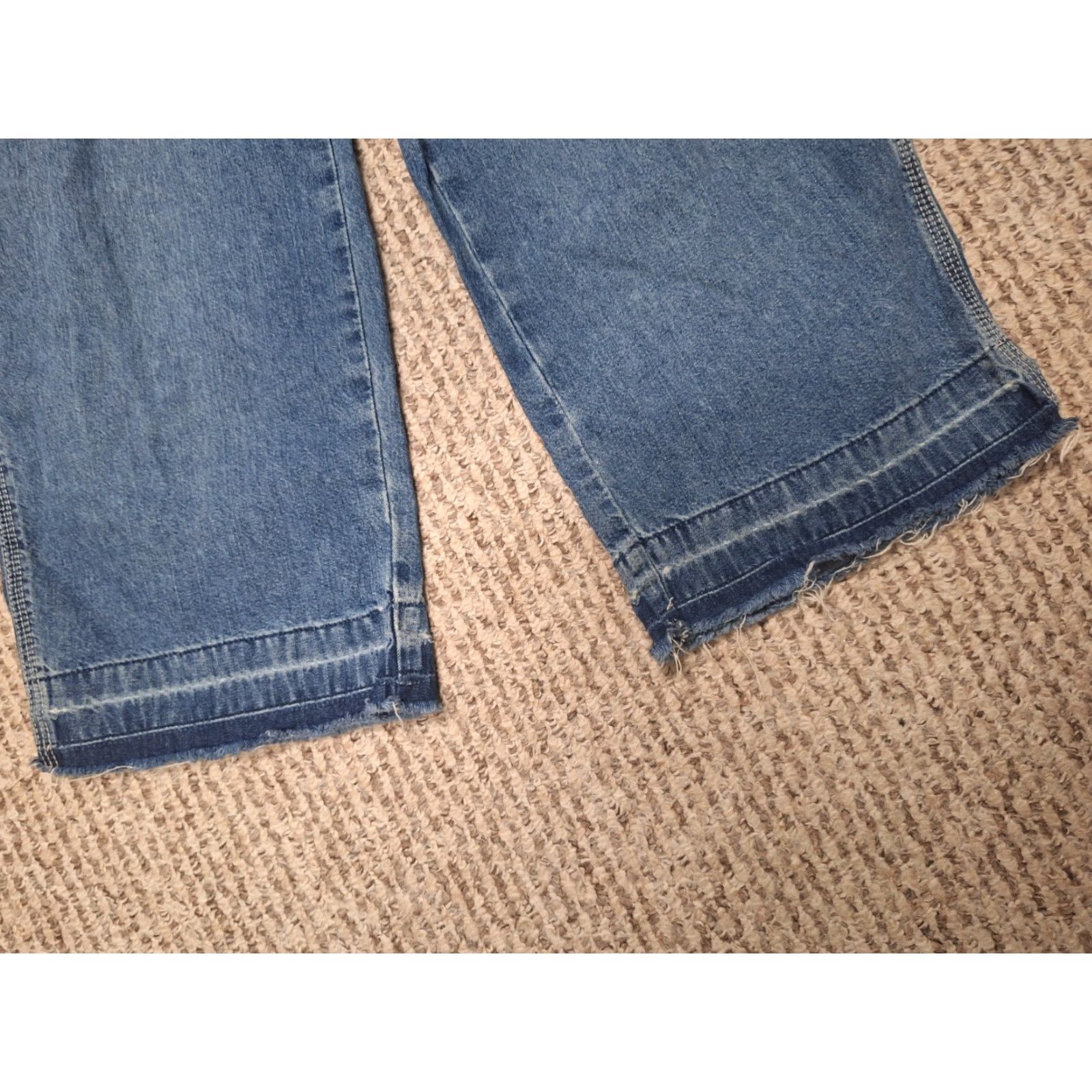 American Eagle Outfitters VINTAGE American Eagle Outfitters Overalls Denim Jeans Bibs Carpenter Y2K 2000s Small Blue Women S Jeans Pirates? Size 28" / US 6 / IT 42 - 3 Thumbnail